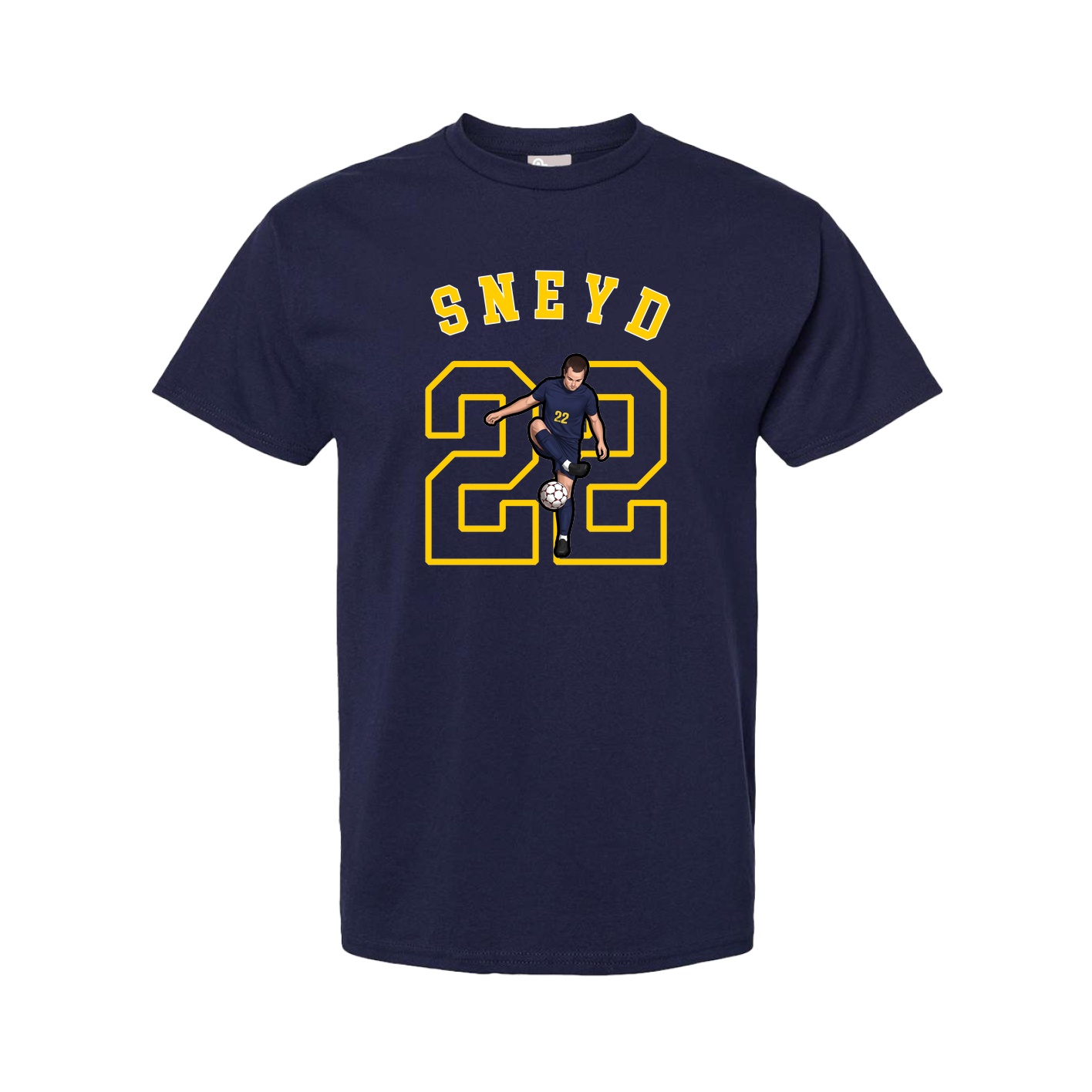 Youth Tee — Shirsey Arch in Navy