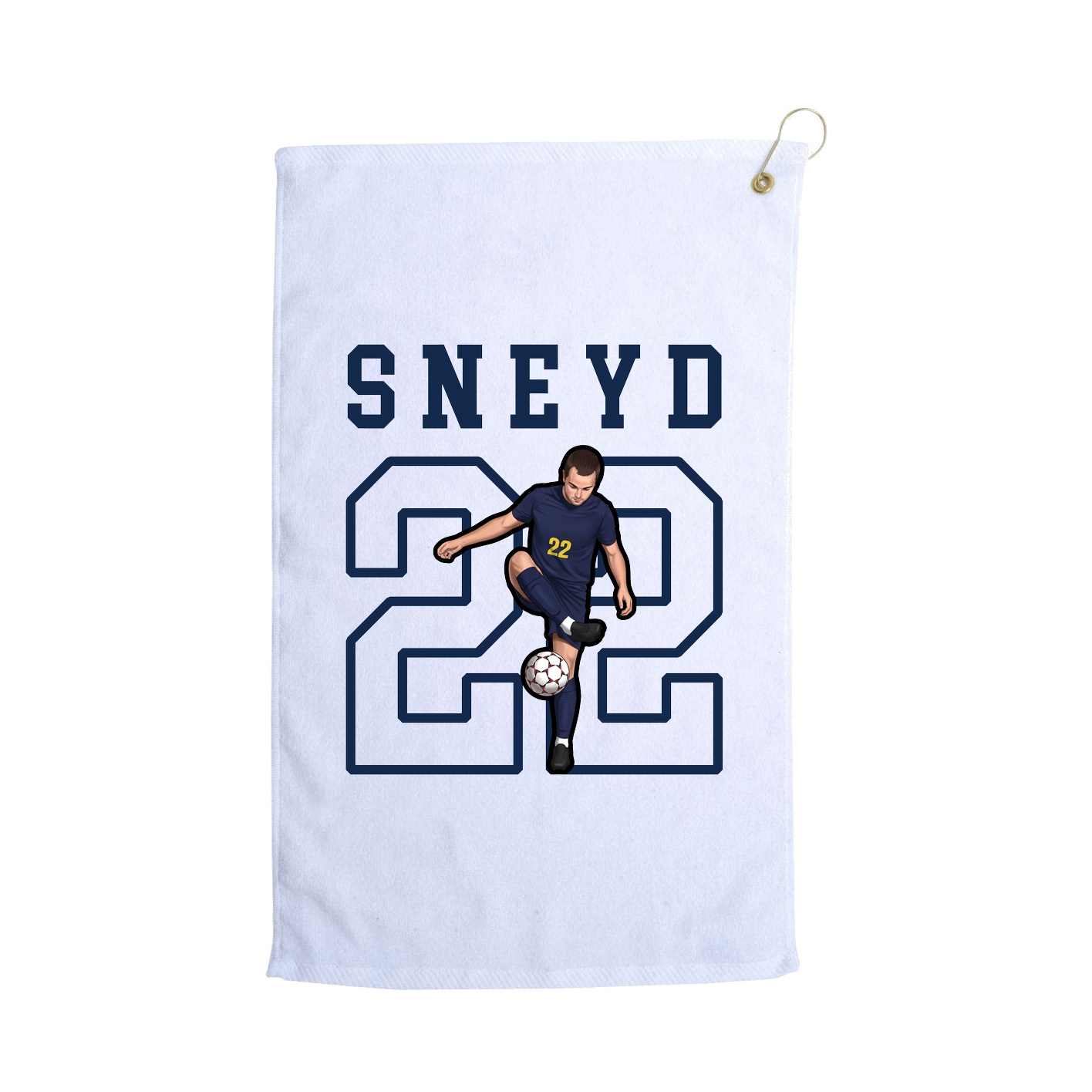 Golf Towel — Shirsey in White