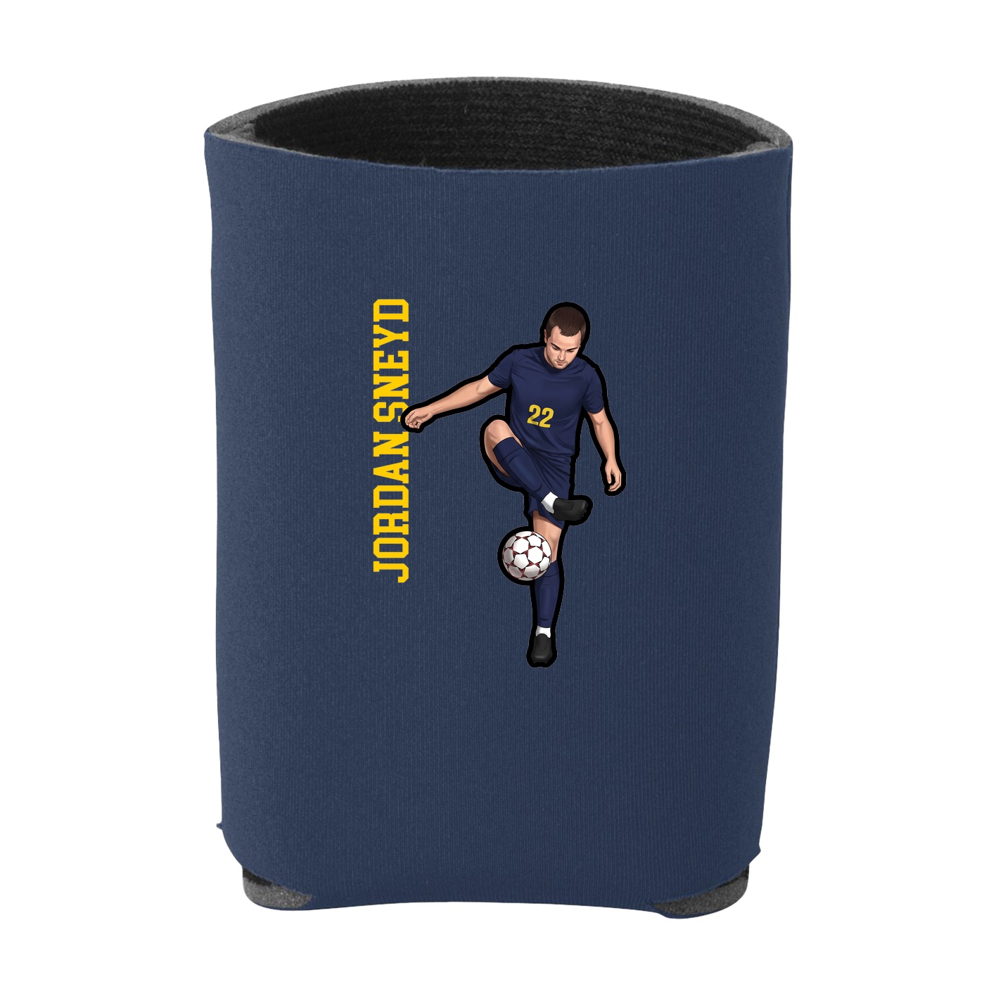 Can Holder — Name Vertical in Navy