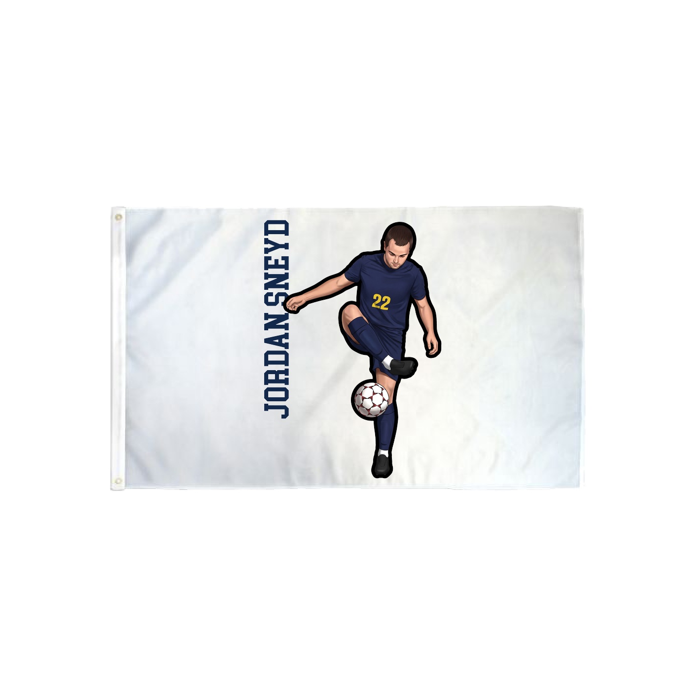3x5 Flag — Name Vertical in Classic