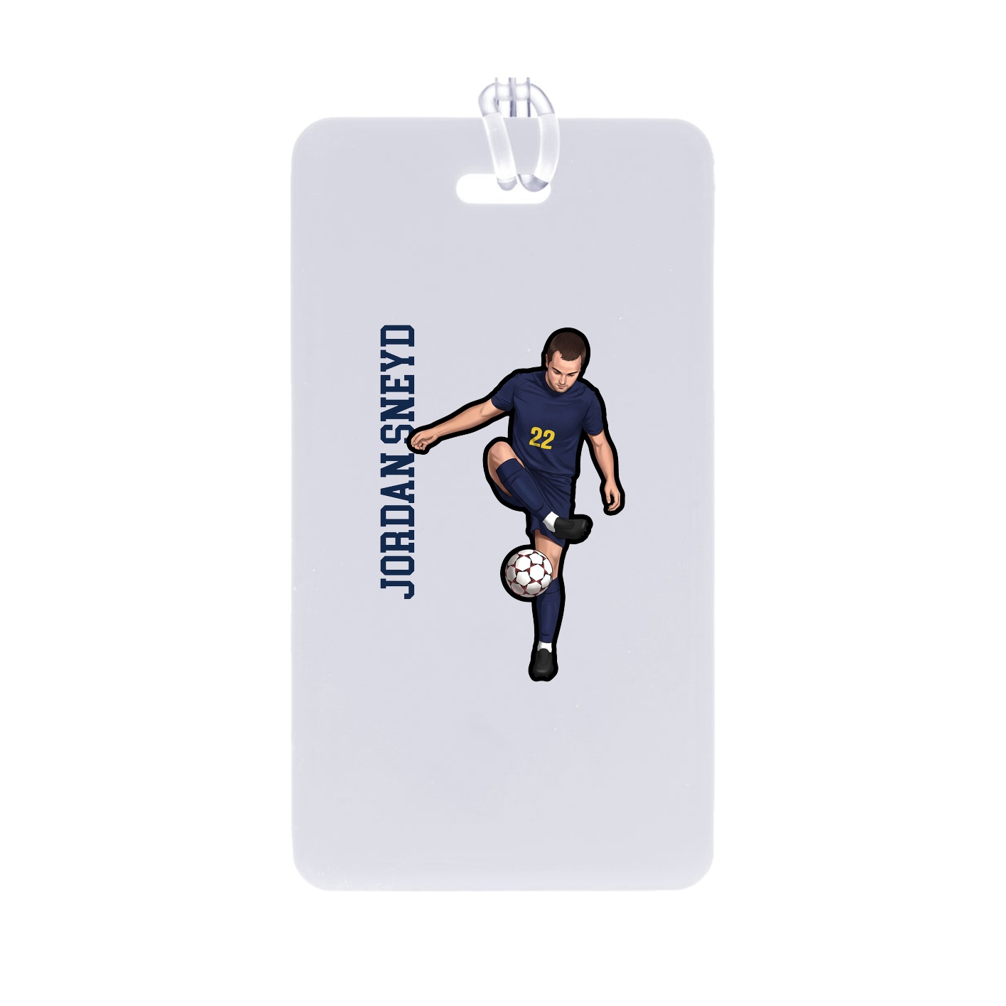 Bag Tag — Name Vertical in Classic