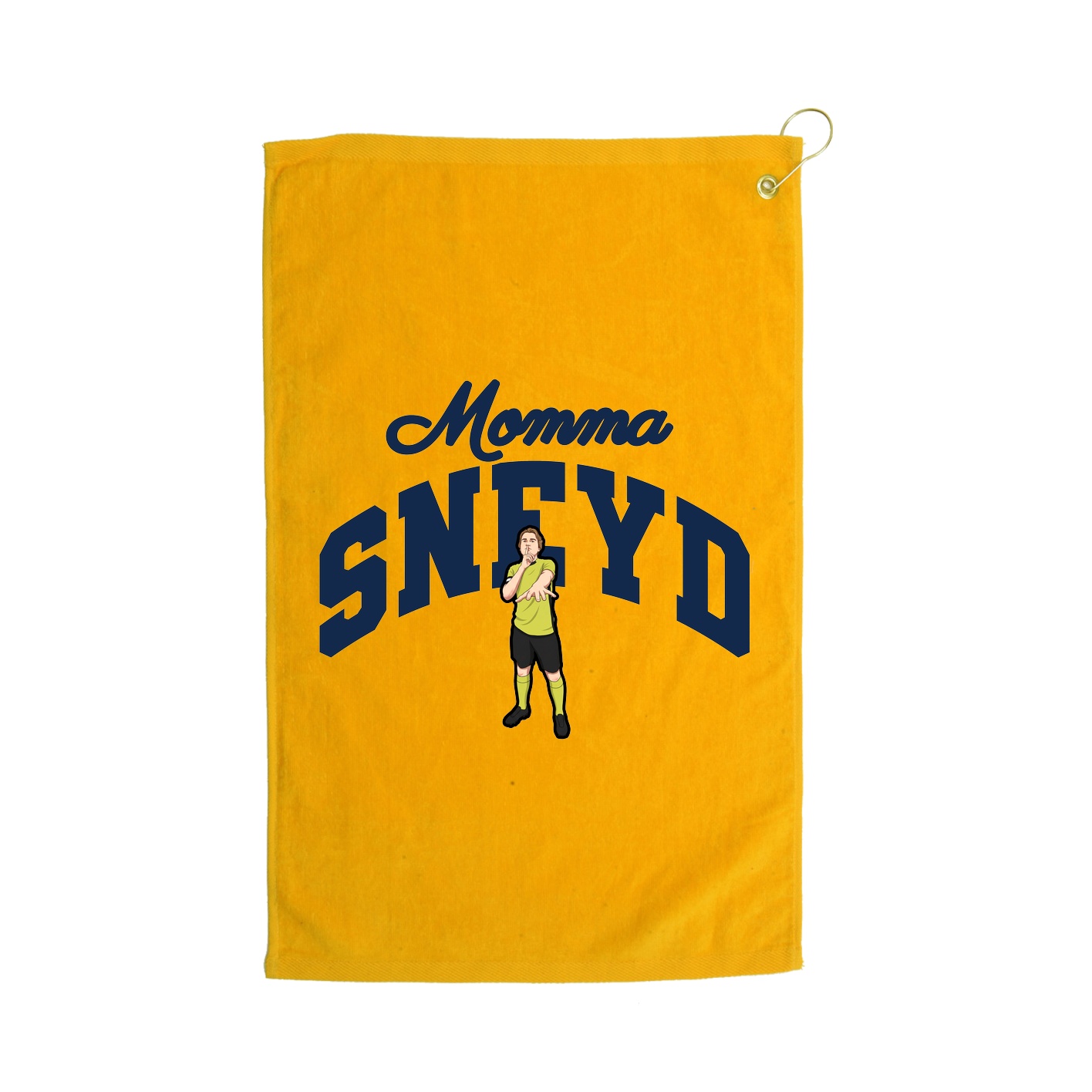Golf Towel — Mothers Day Arch in Gold