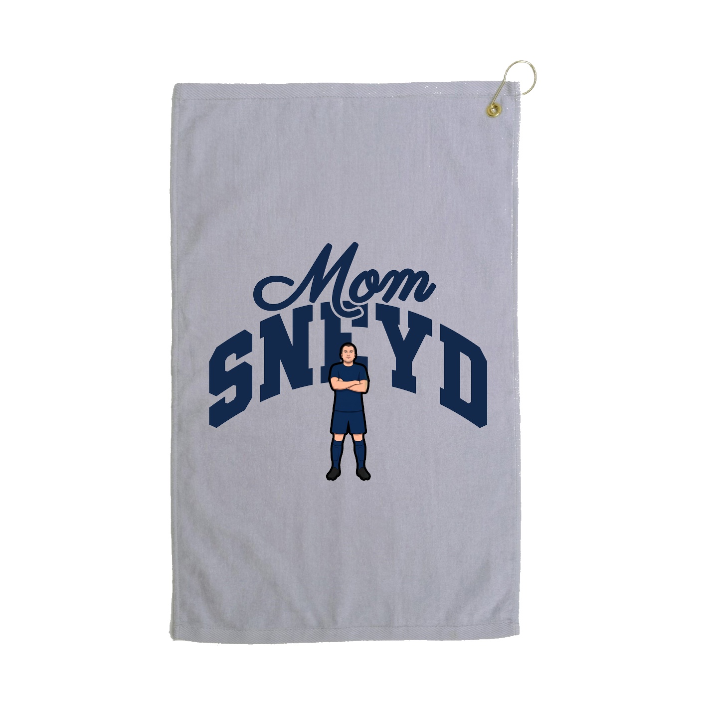 Golf Towel — Mothers Day Arch in Grey