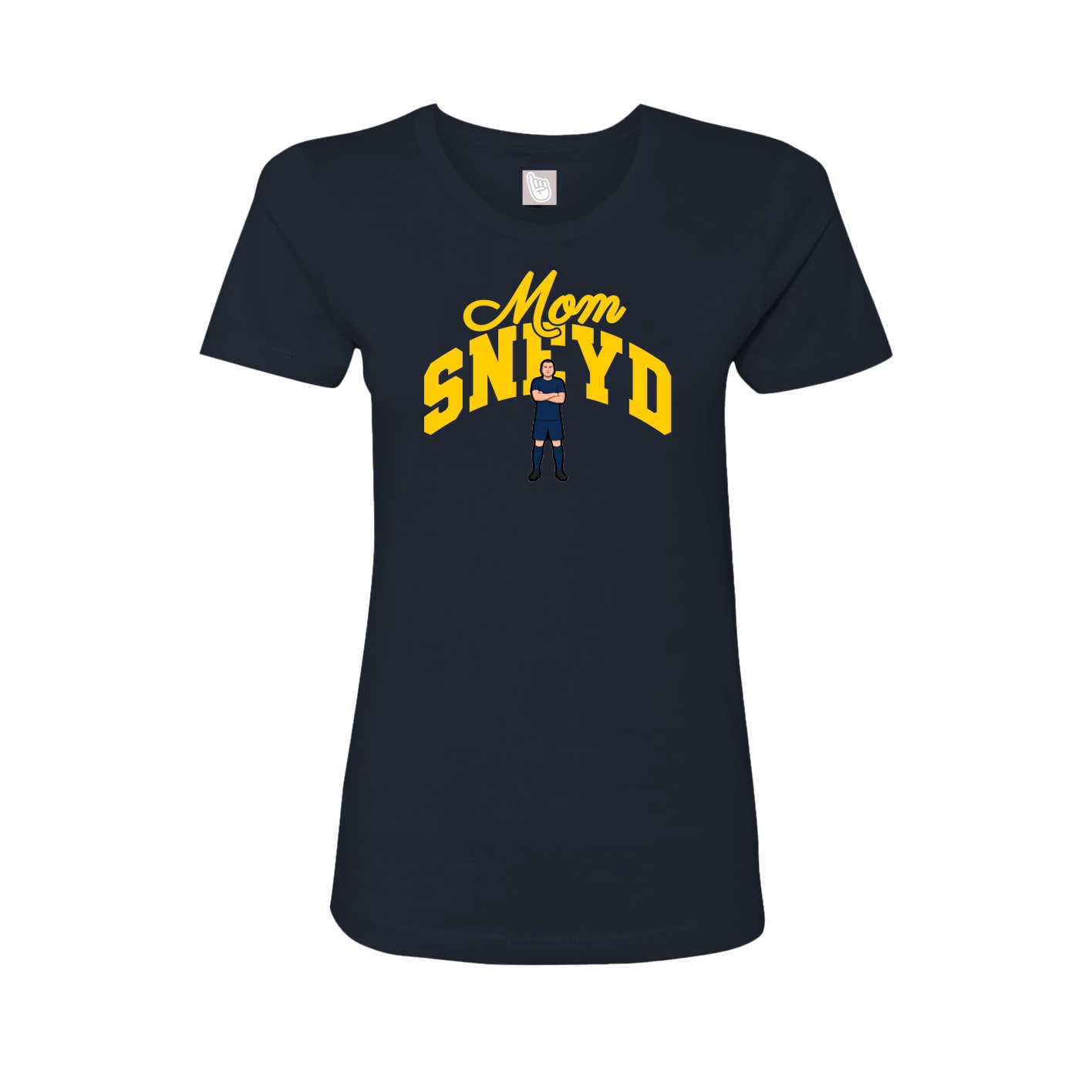 Womens Tee — Mothers Day Arch in Navy