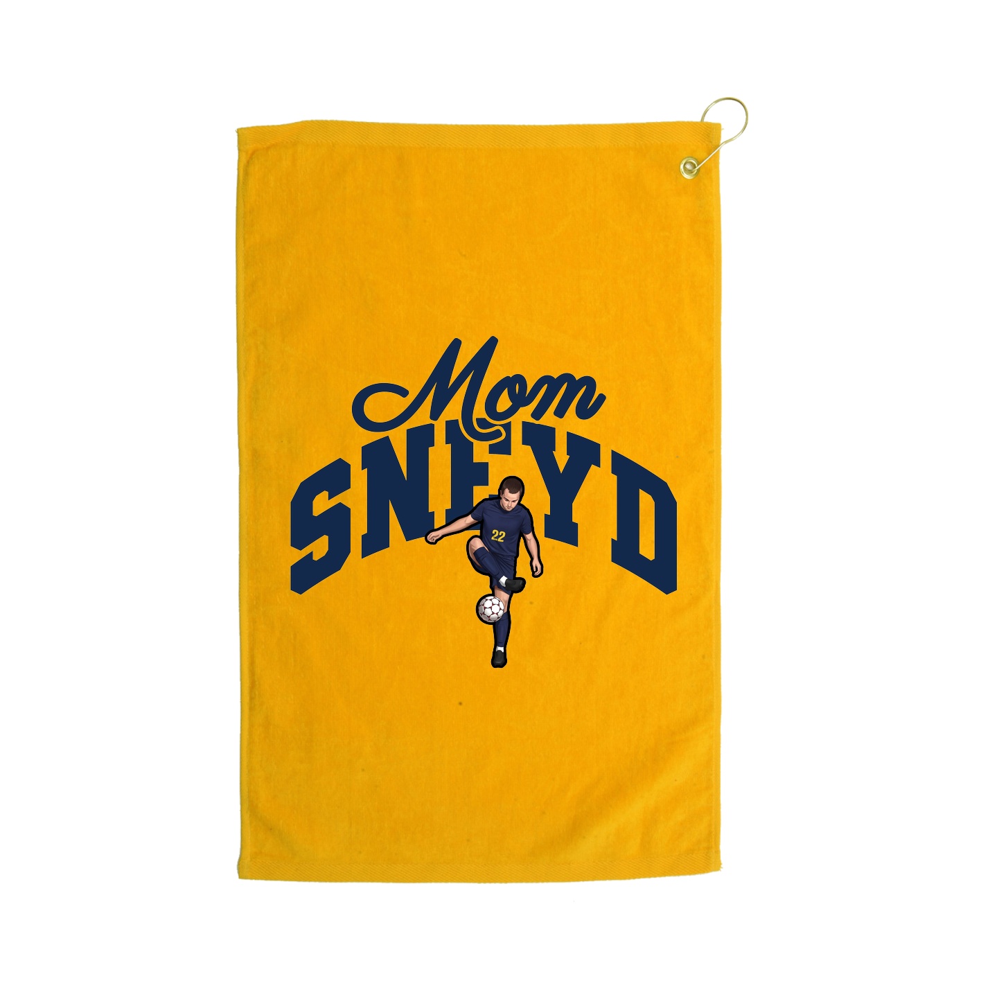 Golf Towel — Mothers Day Arch in Gold