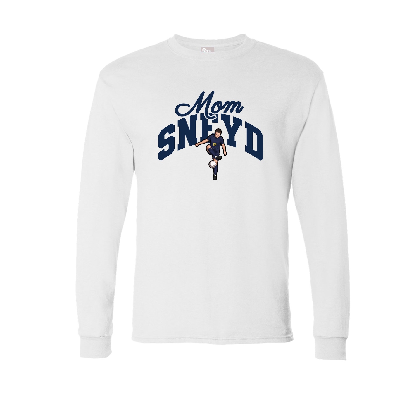 Long Sleeve Tee — Mothers Day Arch in White
