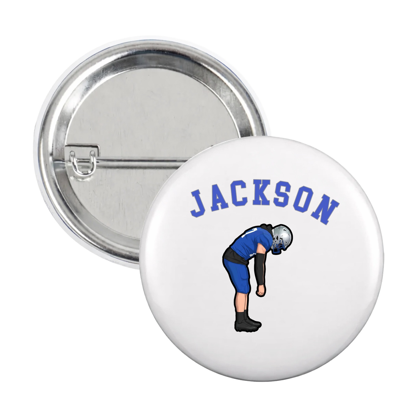 Game Day Button — Shirsey Arch in White