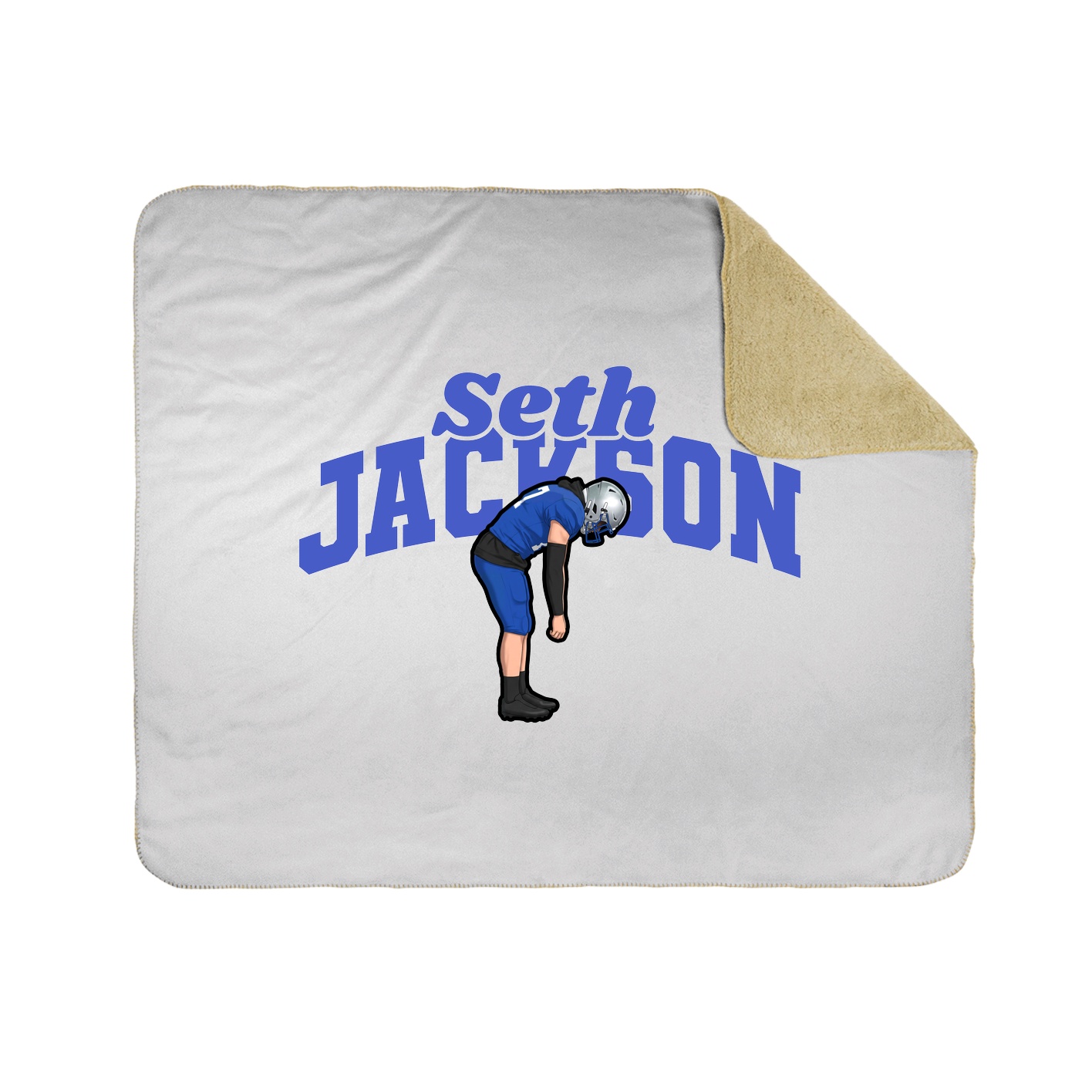 Throw Blanket — Signature Arch in White