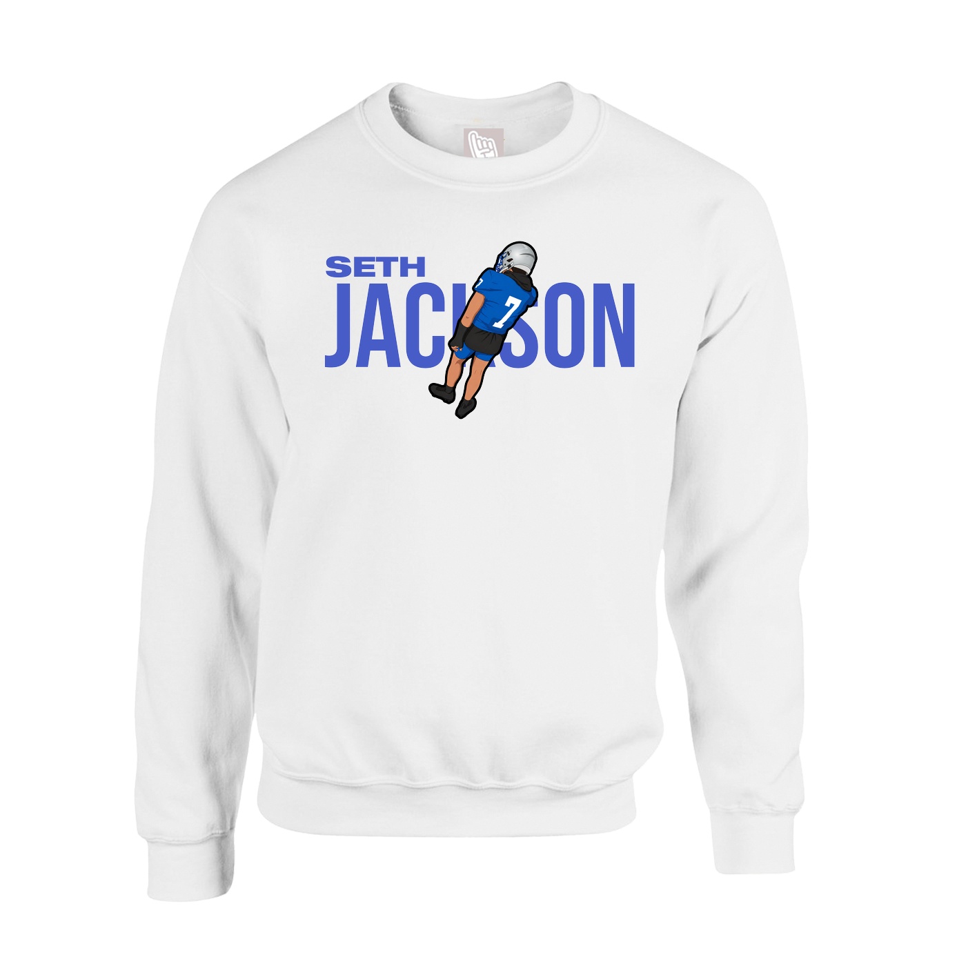 Fleece Crew — Player Name in White
