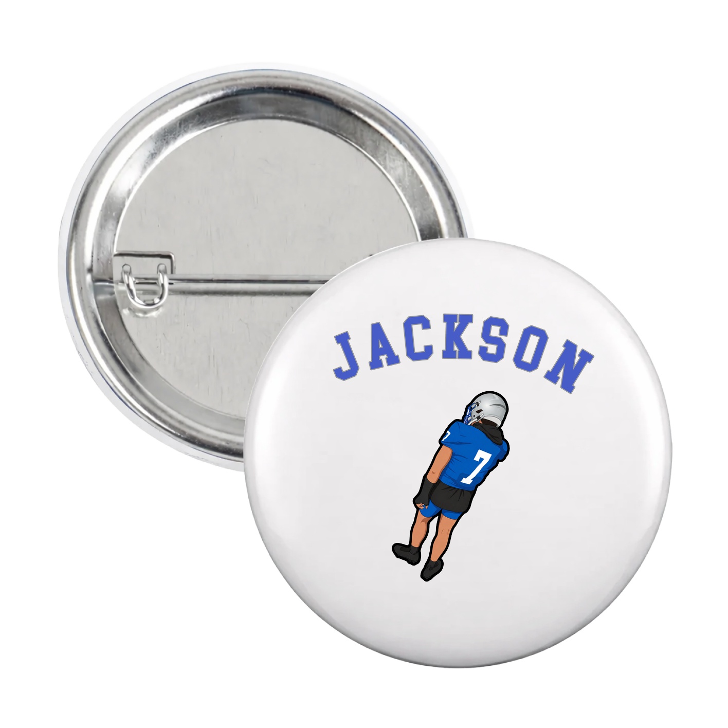 Game Day Button — Shirsey Arch in White