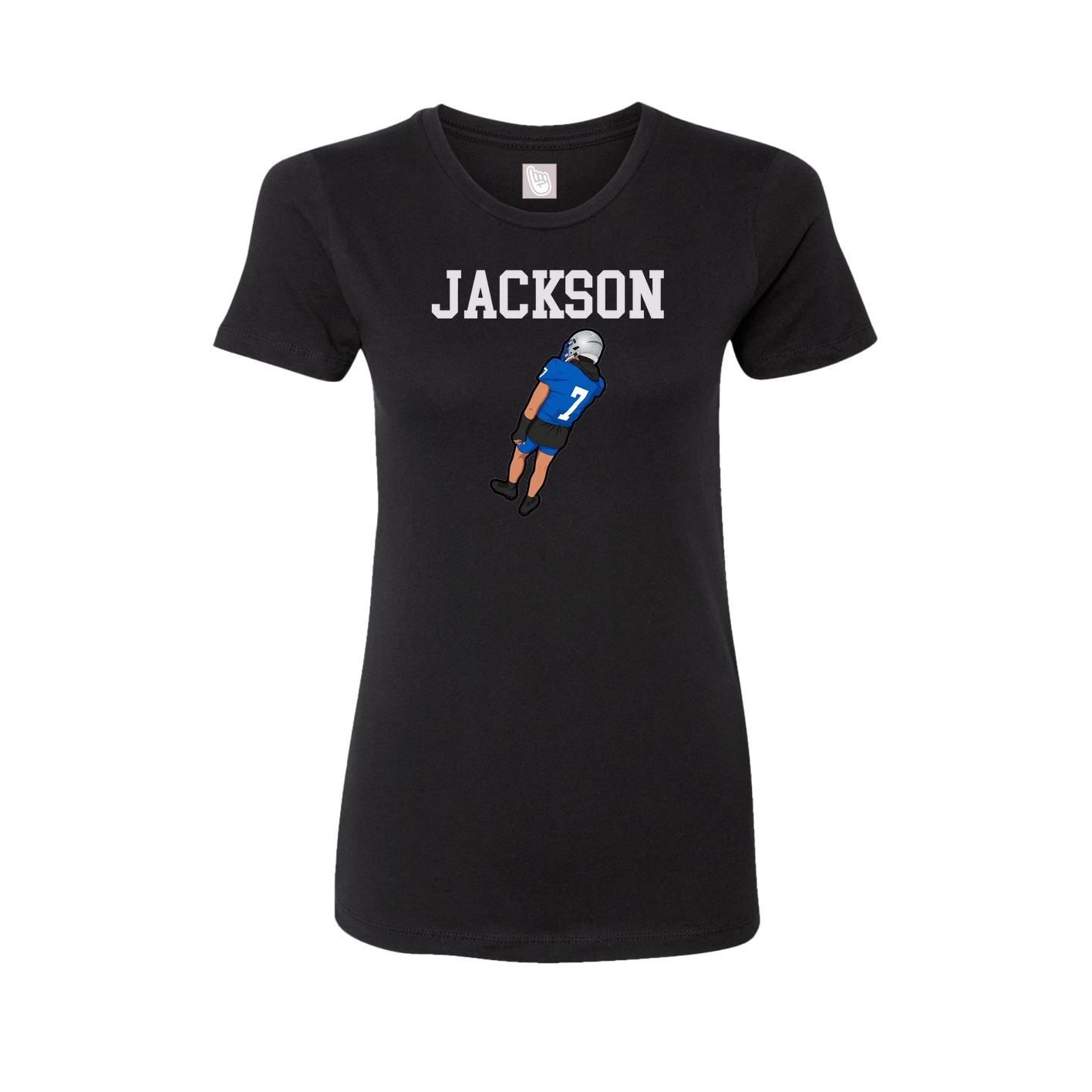 Fitted Women's Tee — Shirsey in Black