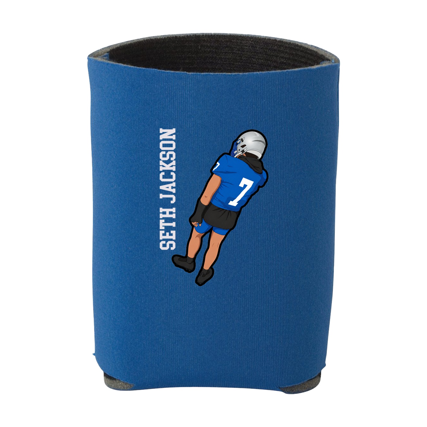 Can Holder — Name Vertical in Royal