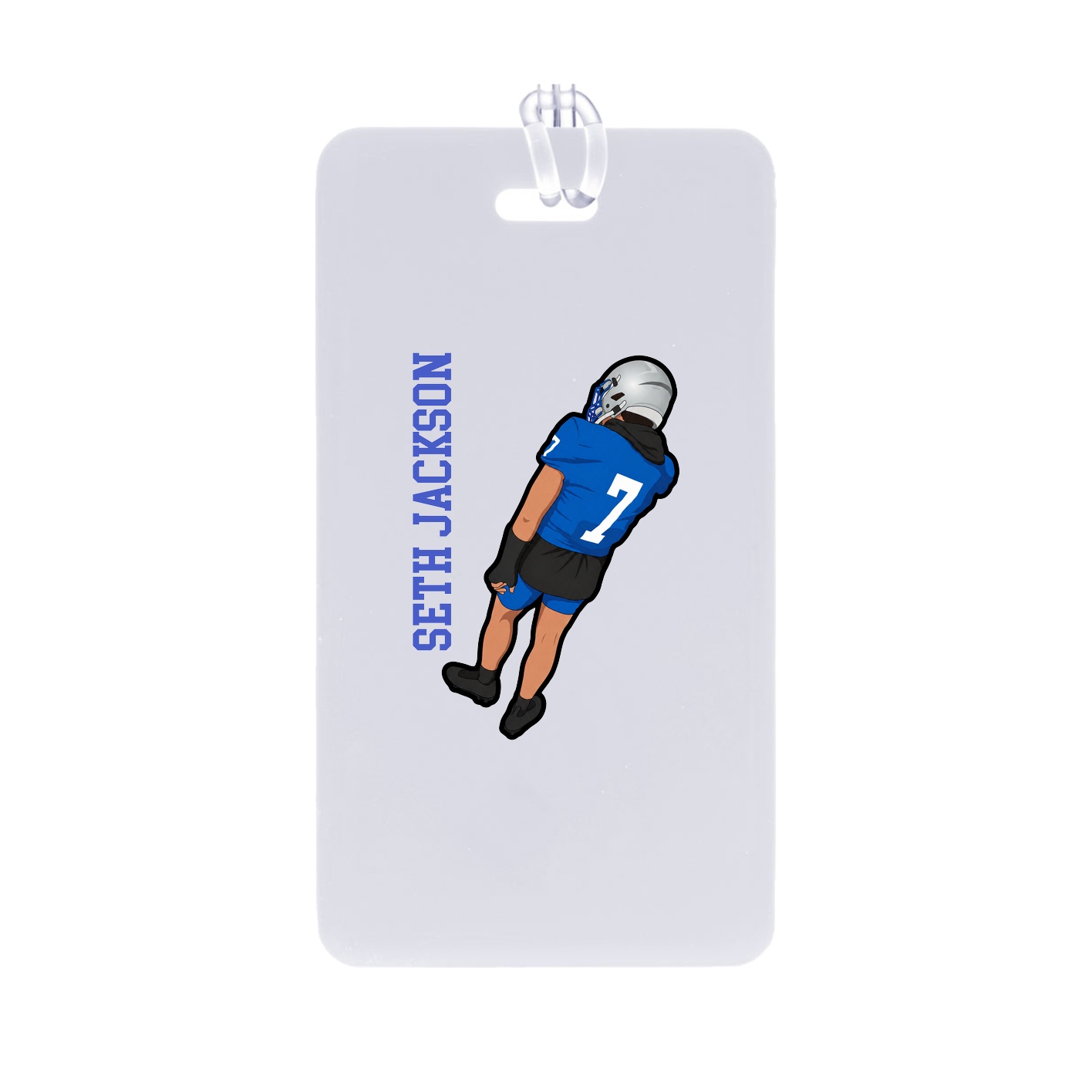 Bag Tag — Name Vertical in Classic