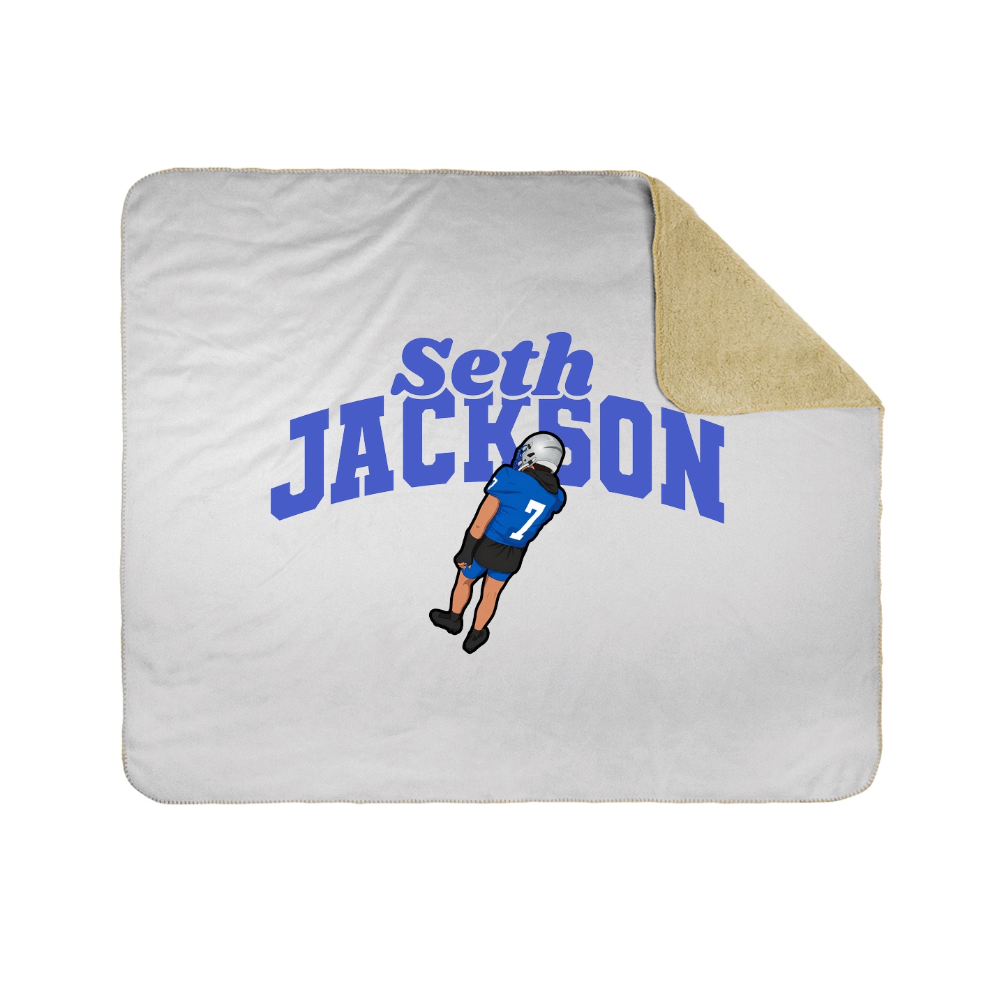Throw Blanket — Signature Arch in White