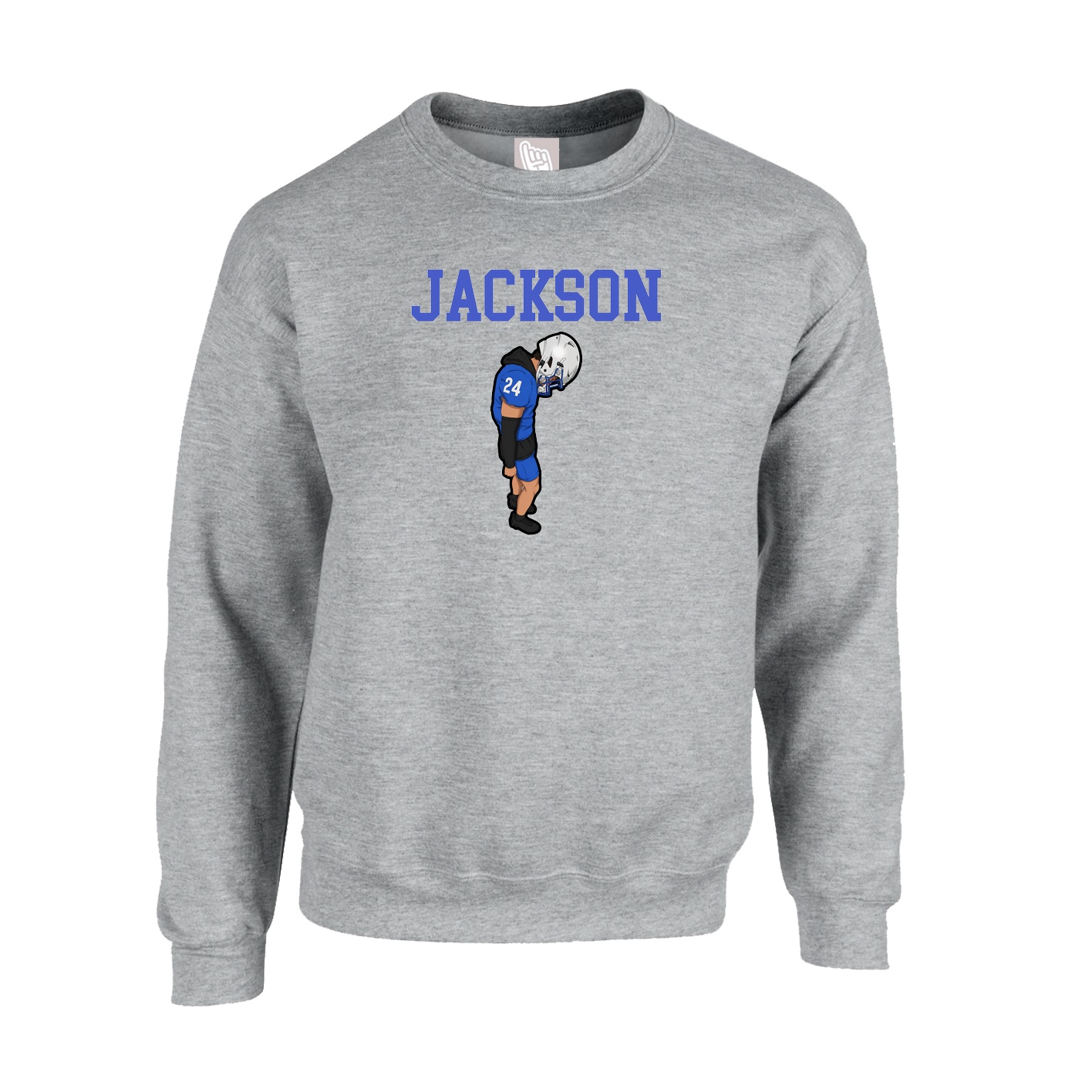 Fleece Crew — Shirsey in Grey
