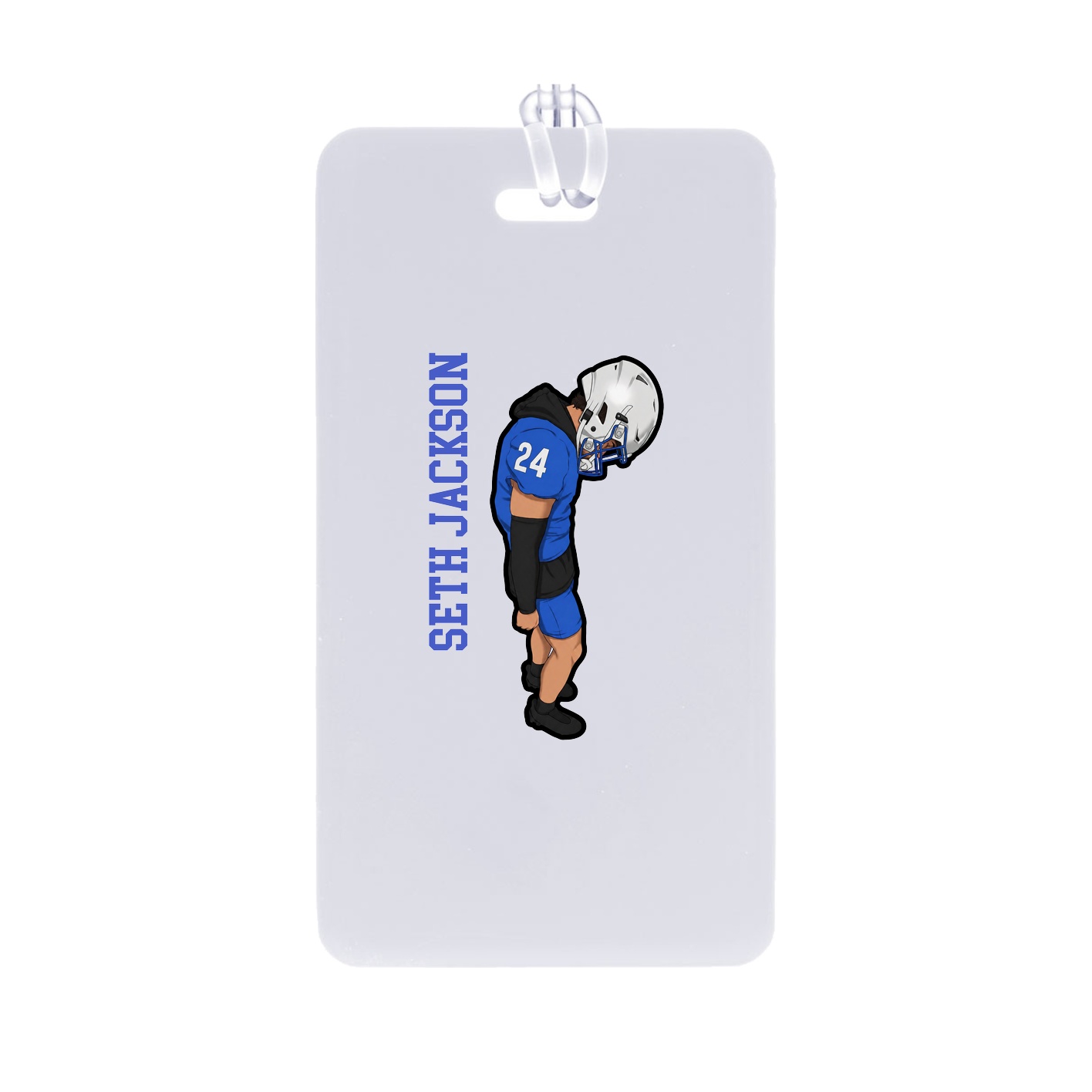 Bag Tag — Name Vertical in Classic