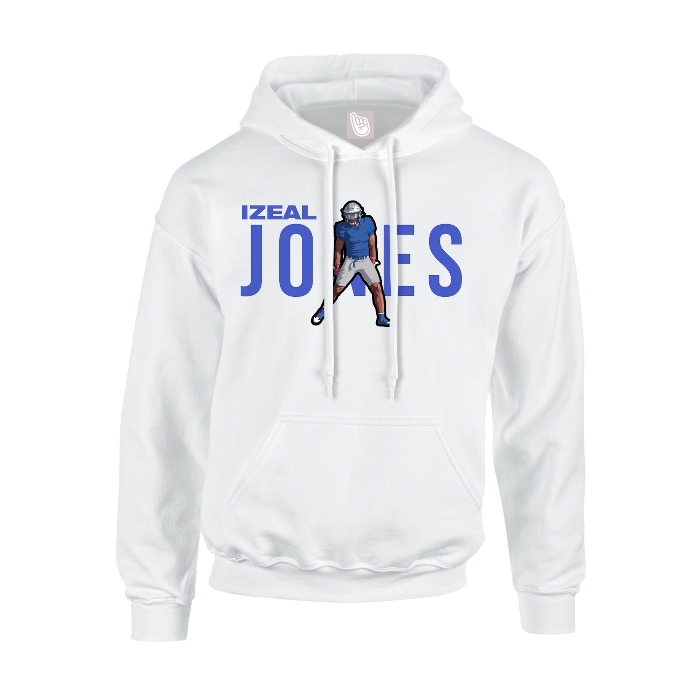 Hoodie — Player Name in White