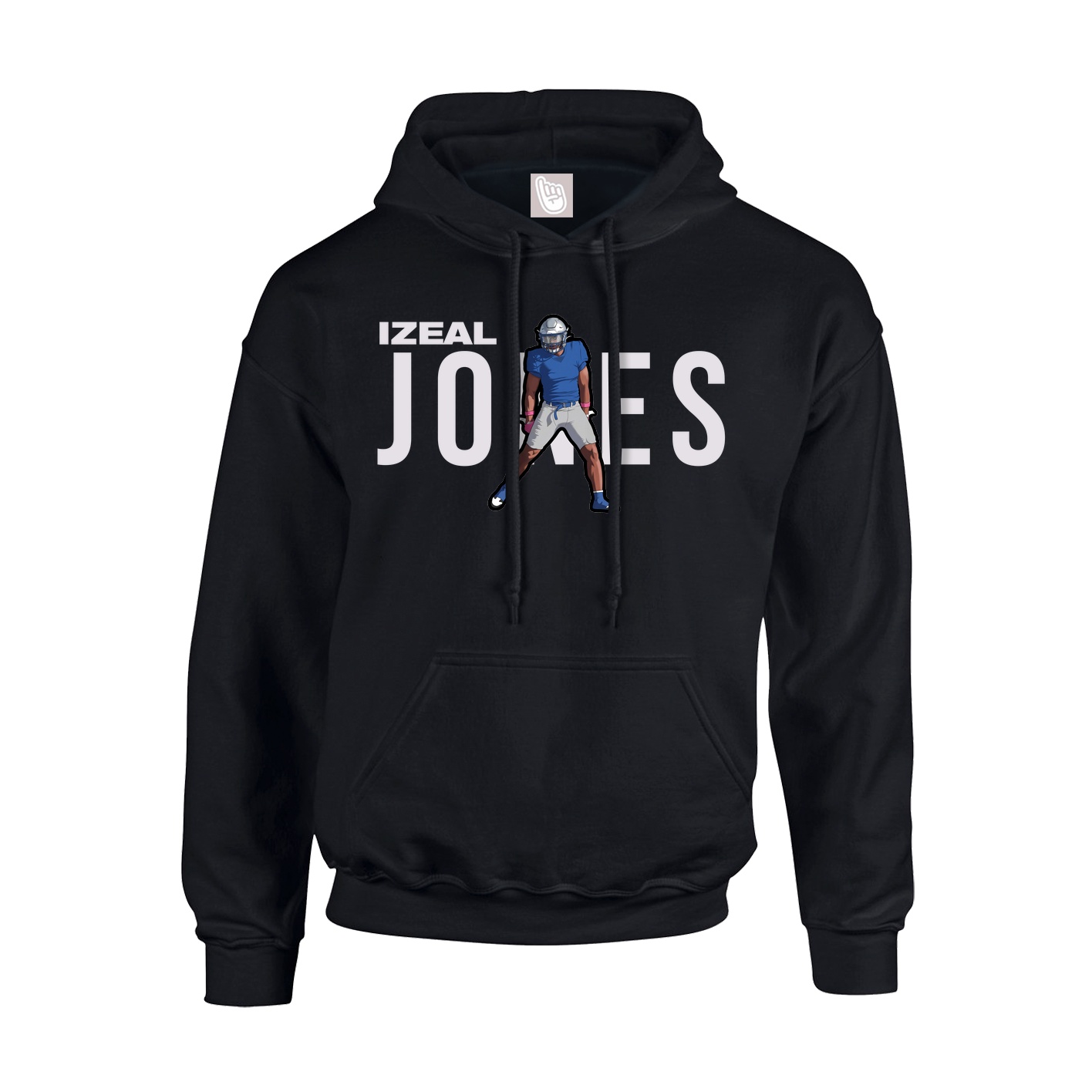 Youth Hoodie — Player Name in Black