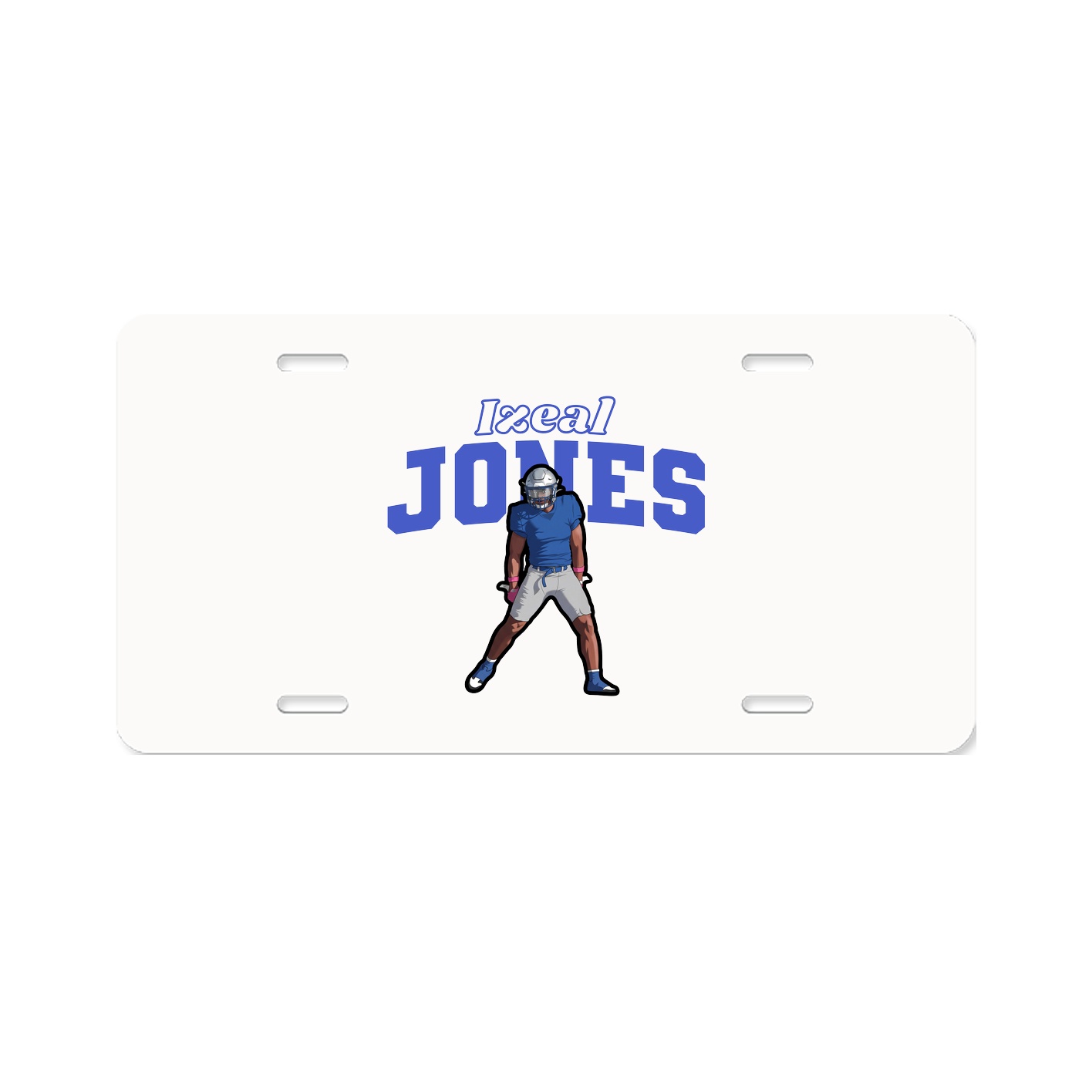 License Plate — Name Arch in Classic