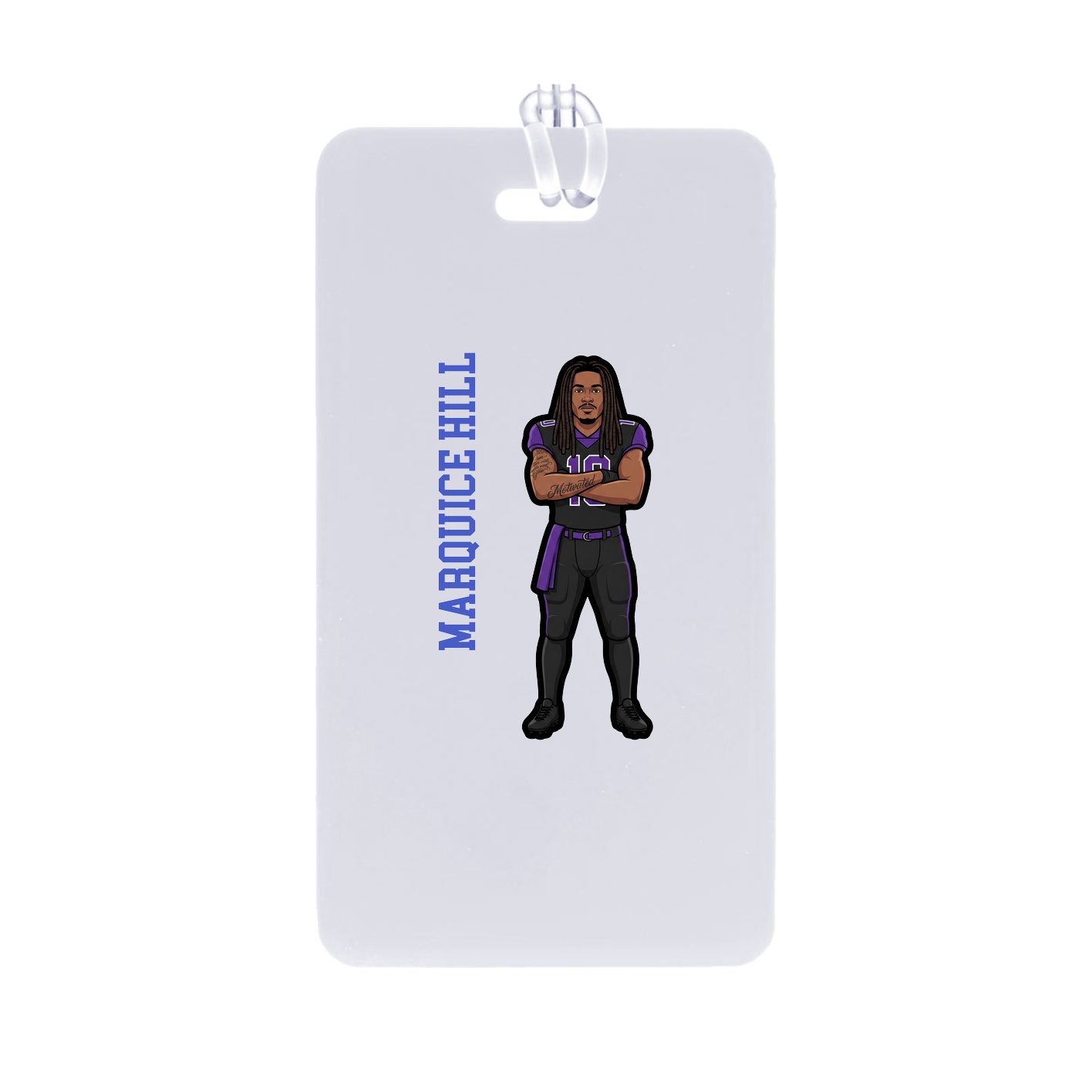 Bag Tag — Name Vertical in Classic