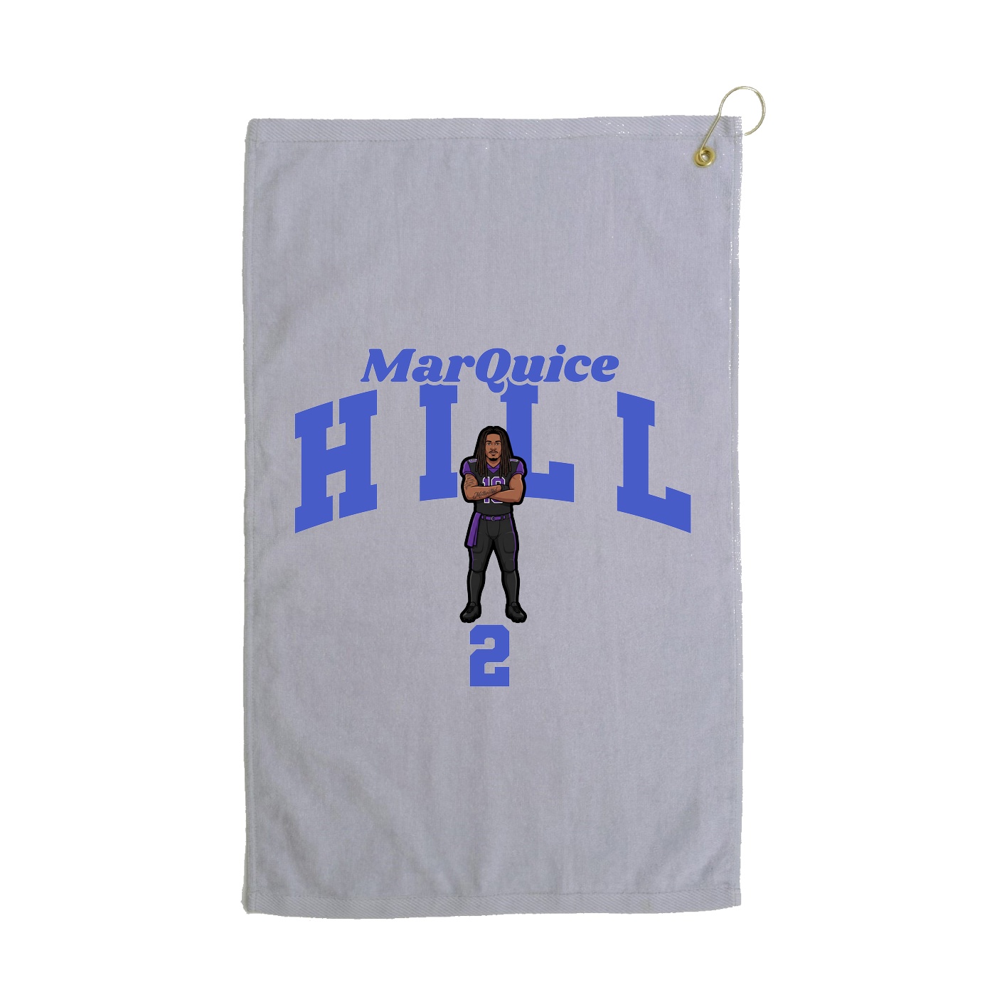 Golf Towel — Signature Arch in Grey