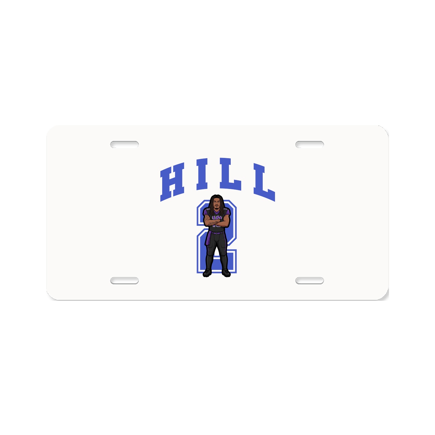License Plate — Number in Classic