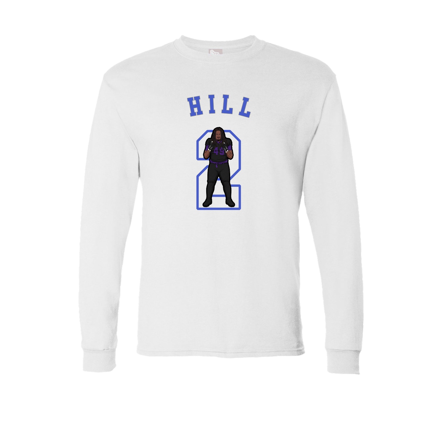 Long Sleeve Tee — Shirsey Arch in White