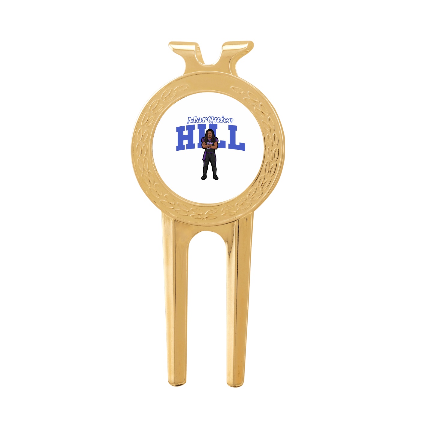 Divot Tool with Ball Marker — Name Arch in Classic