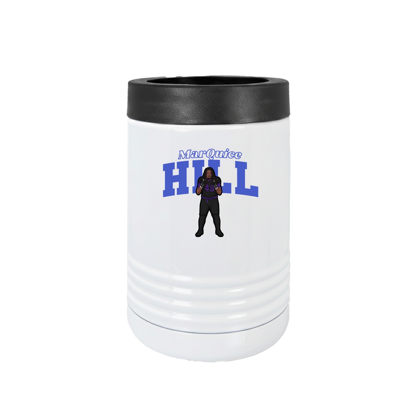 Beverage Holder — Name Arch in White