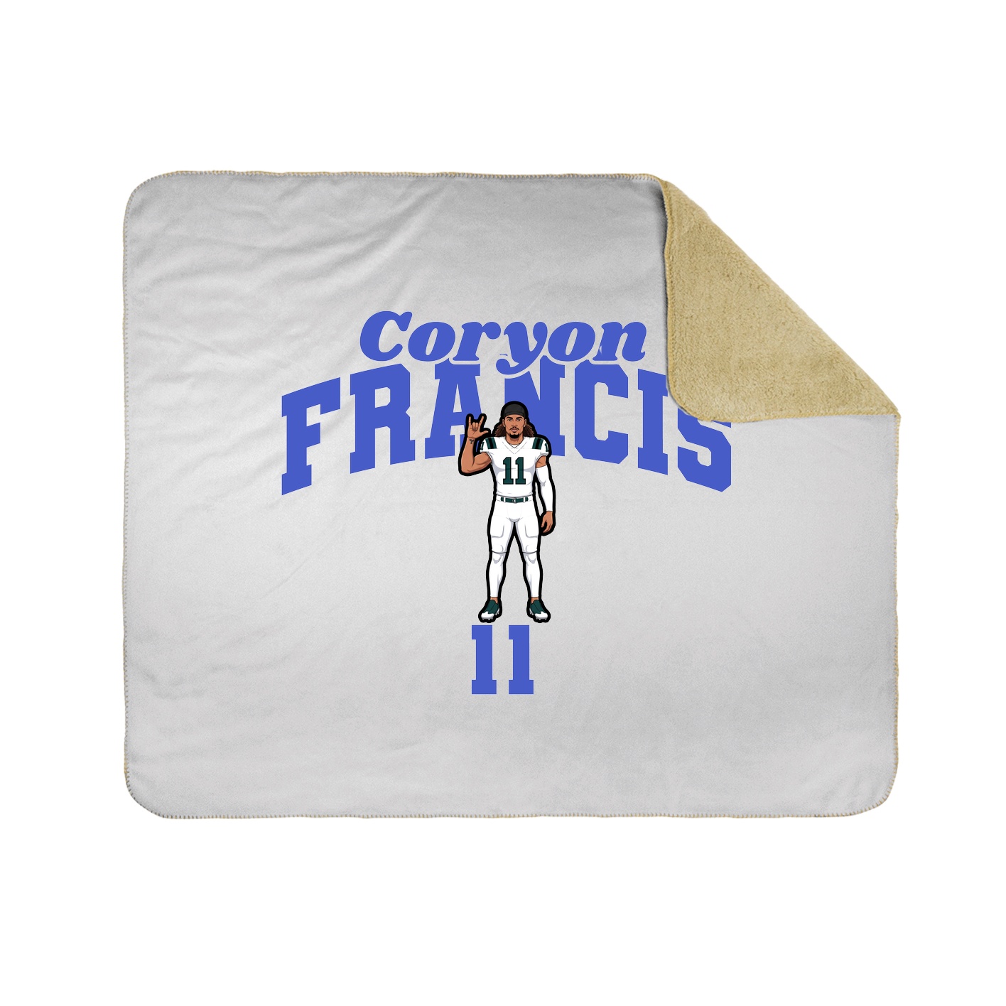 Throw Blanket — Signature Arch in White