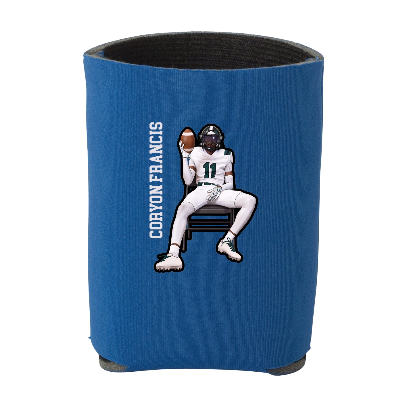 Can Holder — Name Vertical in Royal