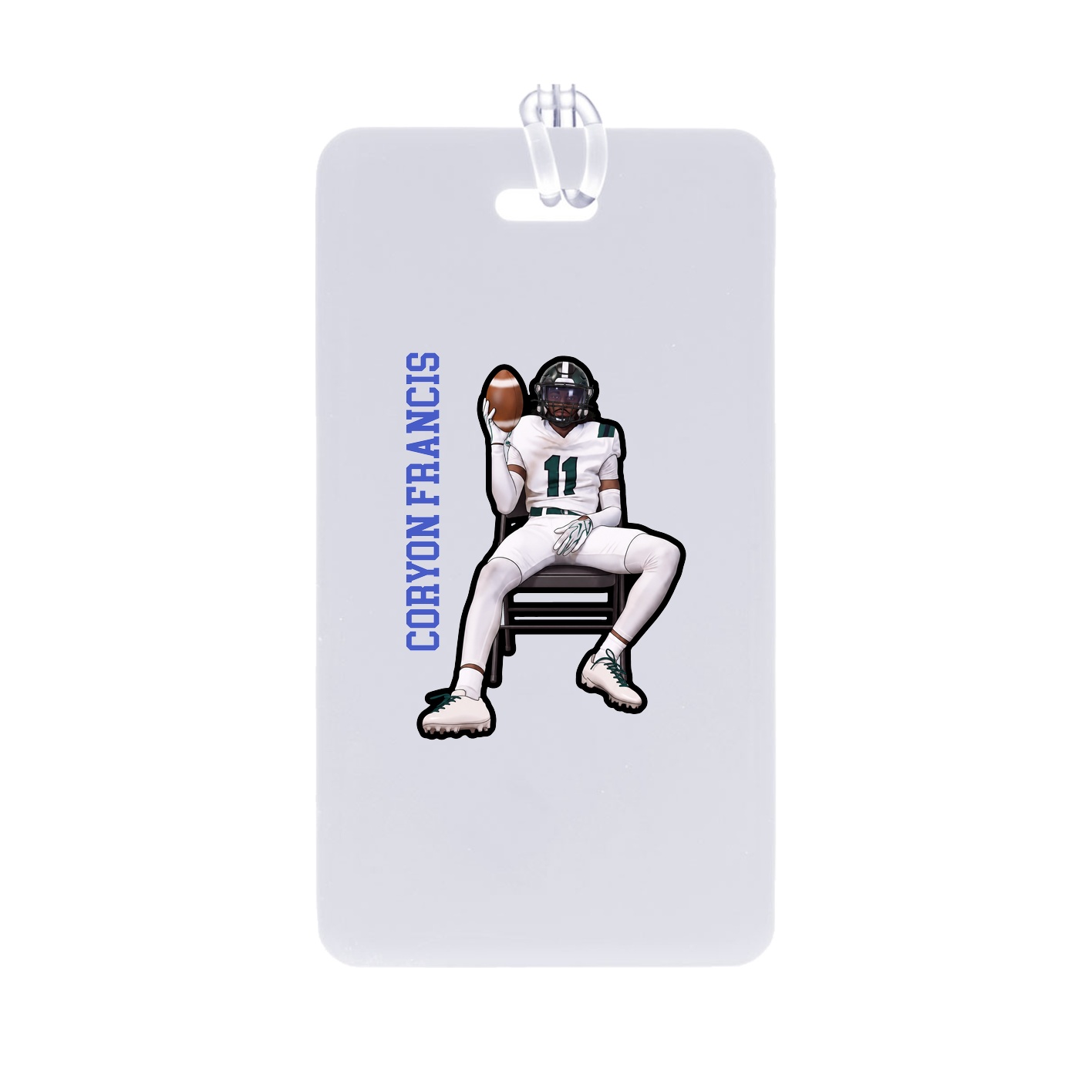 Bag Tag — Name Vertical in Classic