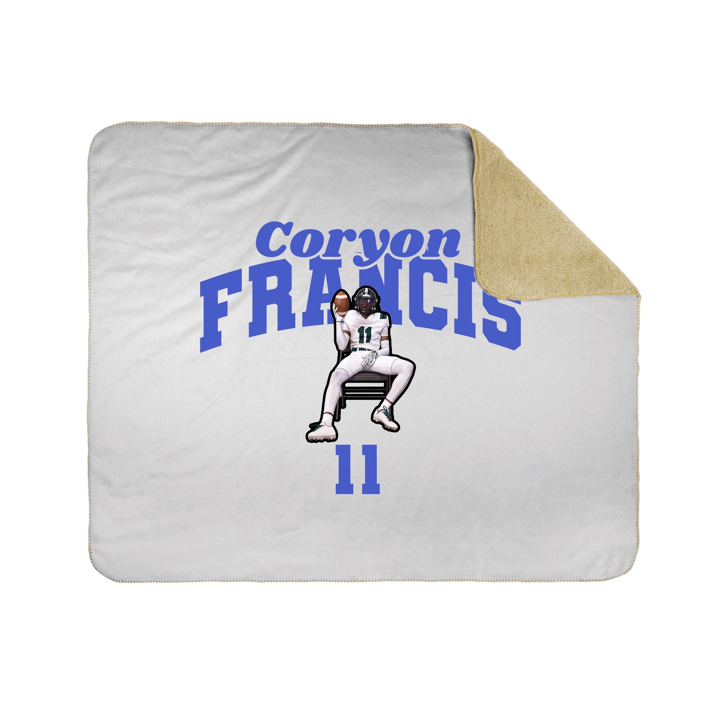 Throw Blanket — Signature Arch in White