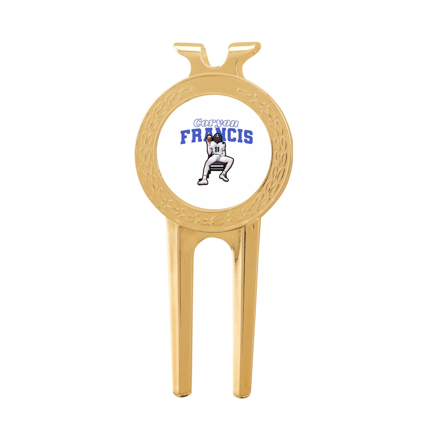 Divot Tool with Ball Marker — Name Arch in Classic