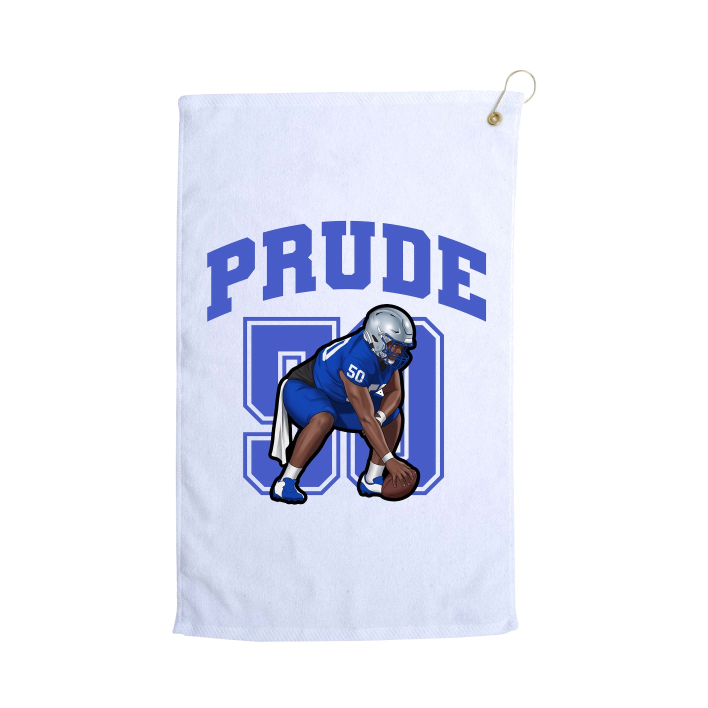 Golf Towel — Number in White