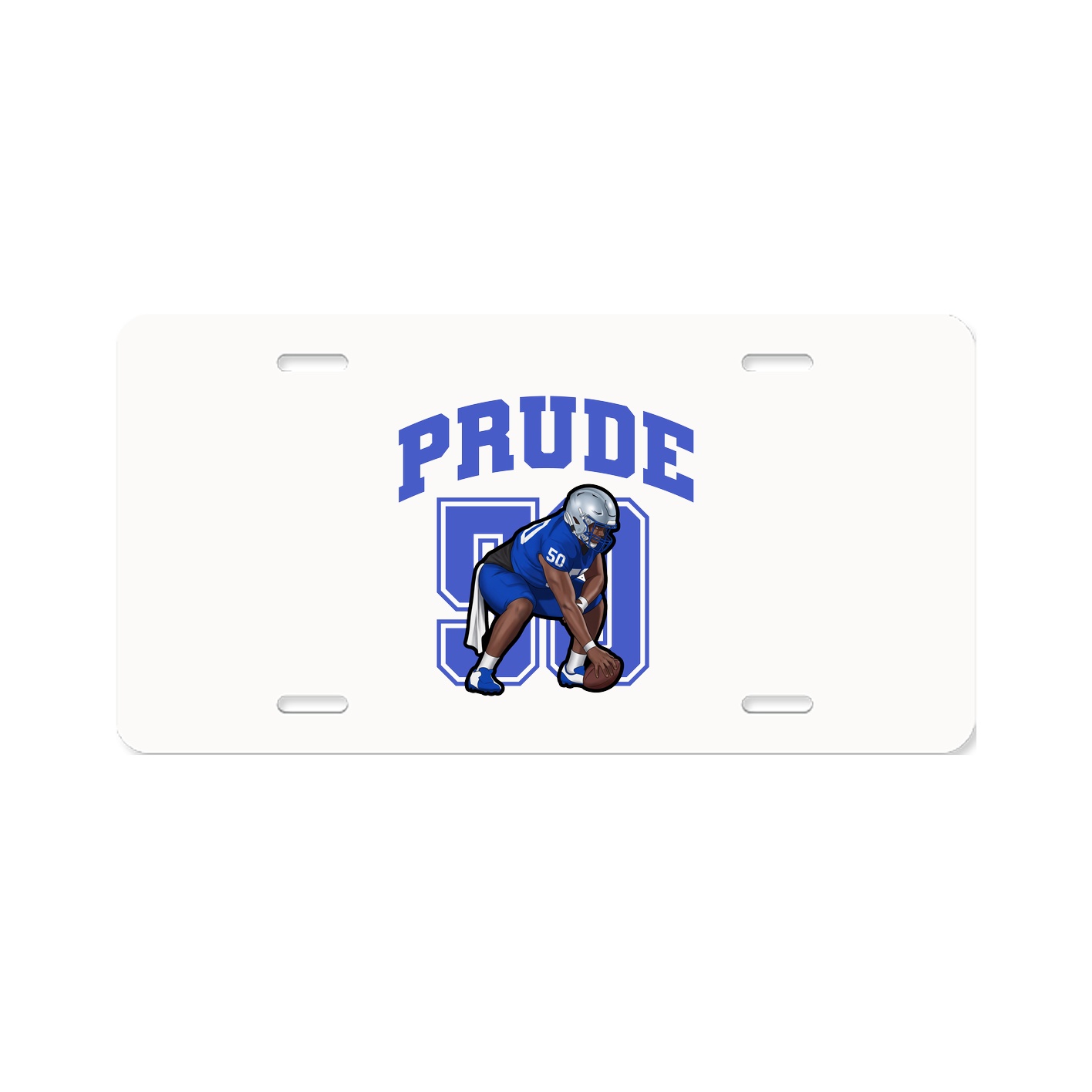 License Plate — Number in Classic