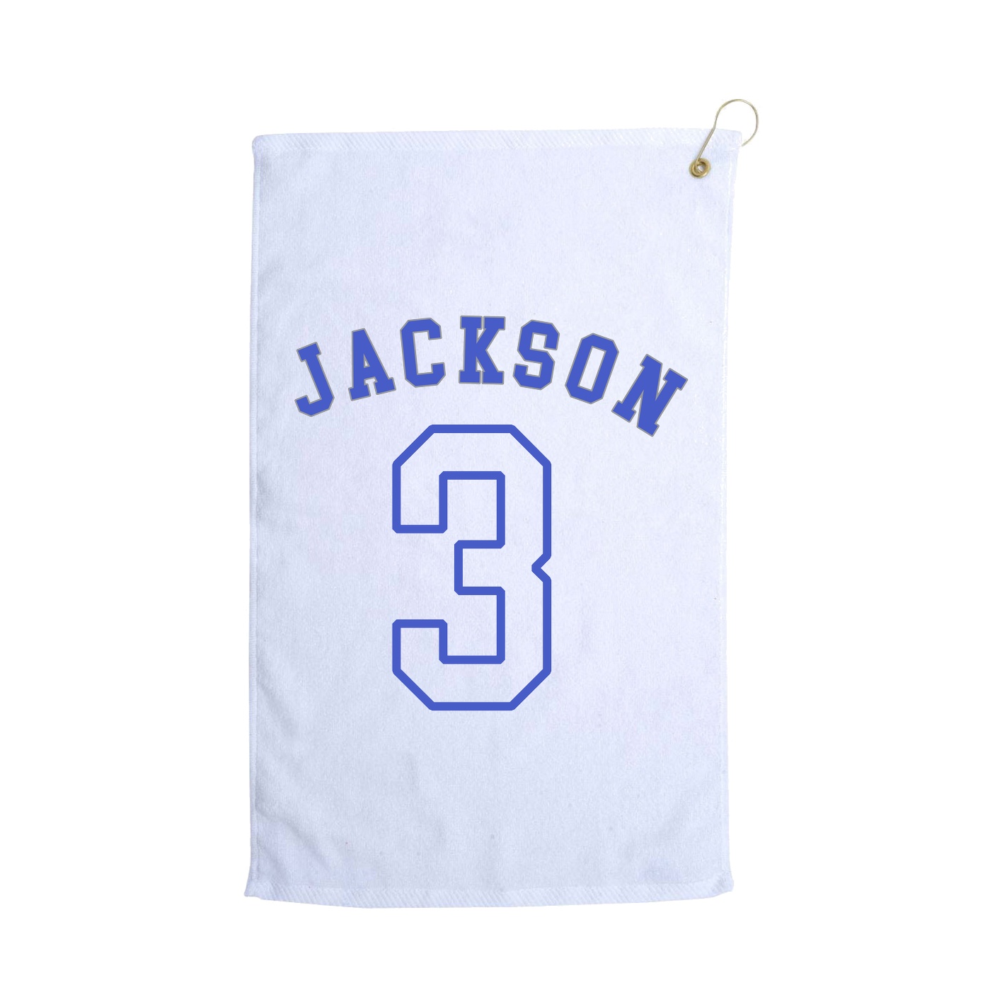 Golf Towel — Shirsey Arch in White