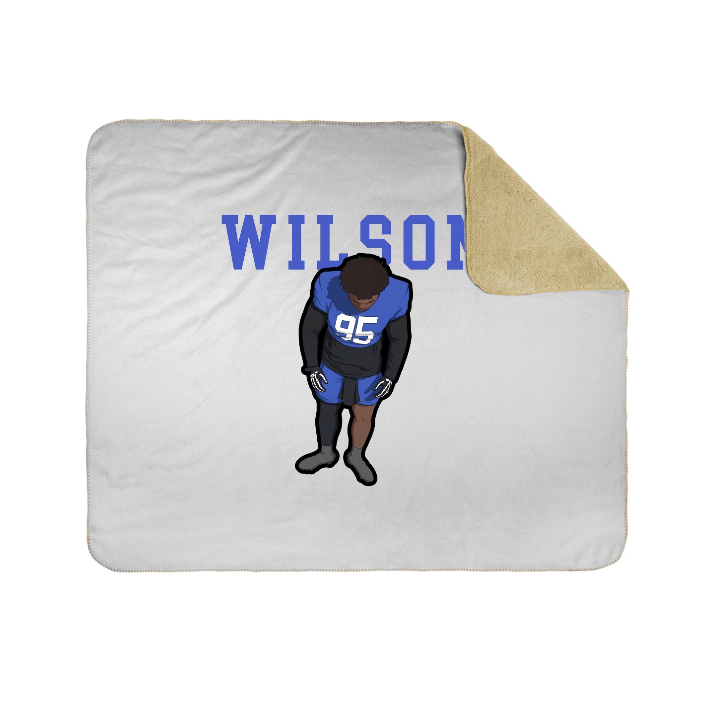 Throw Blanket — Shirsey in White