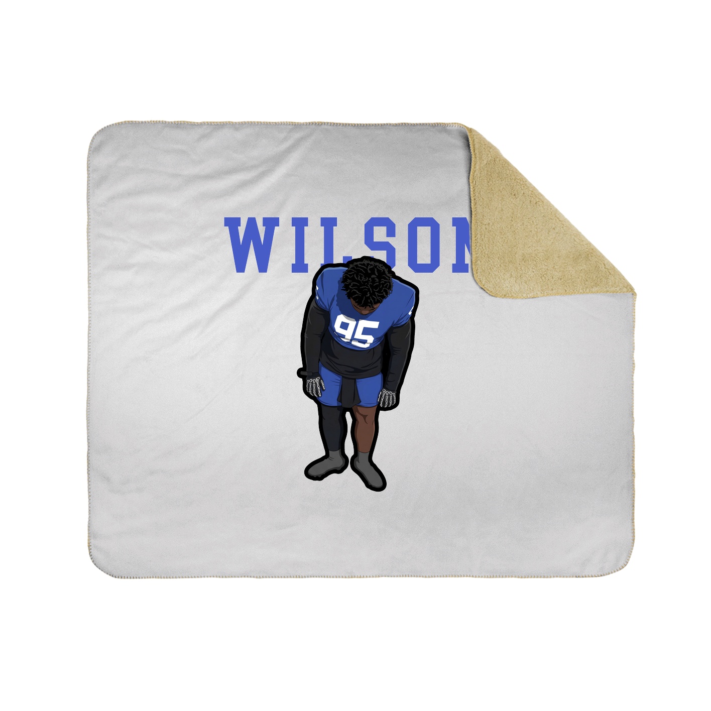 Throw Blanket — Shirsey in White