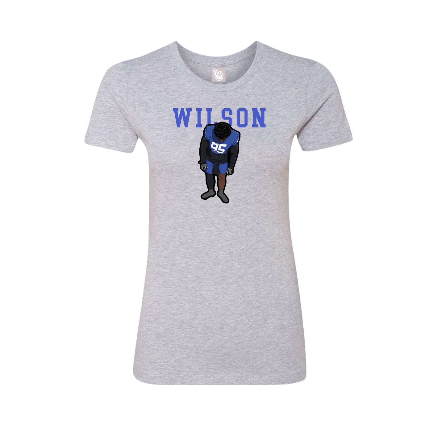 Fitted Women's Tee — Shirsey in Grey