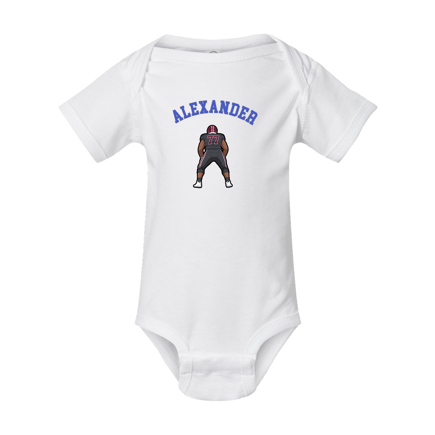 Baby Onesie — Shirsey Arch in White