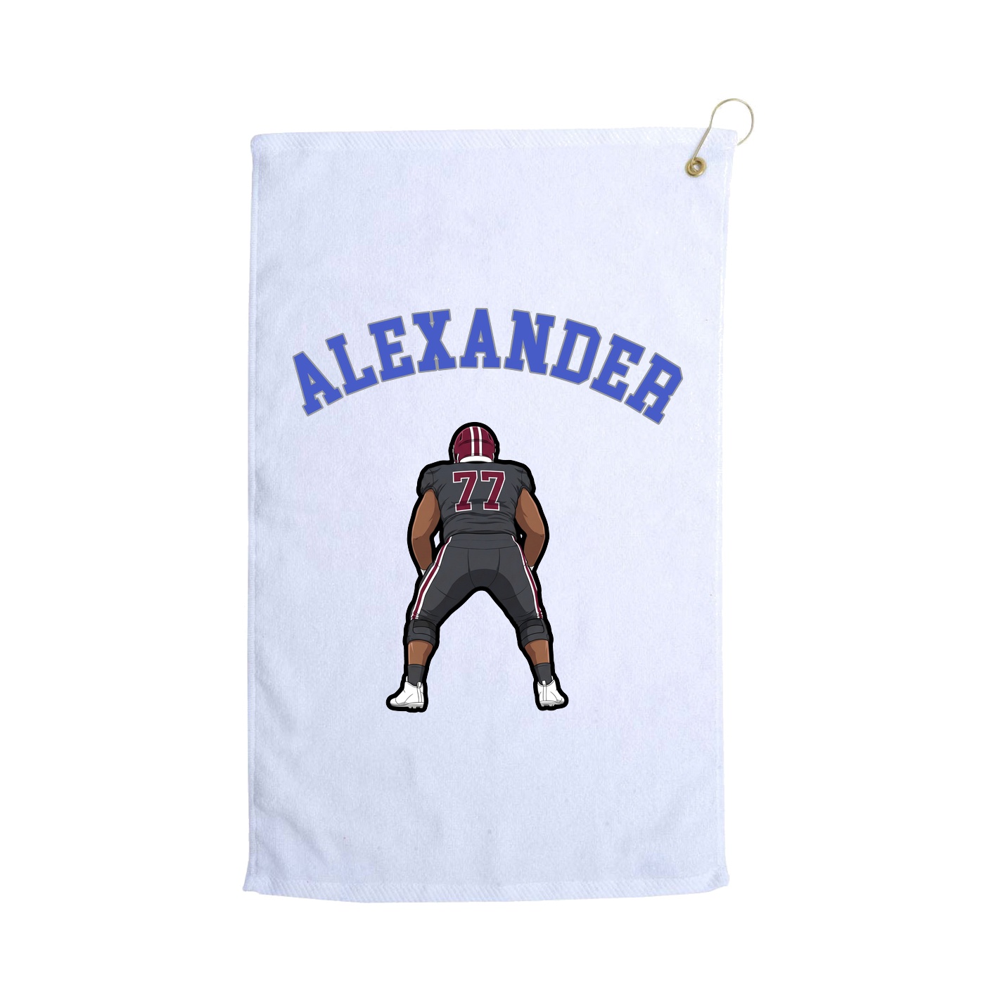 Golf Towel — Shirsey Arch in White