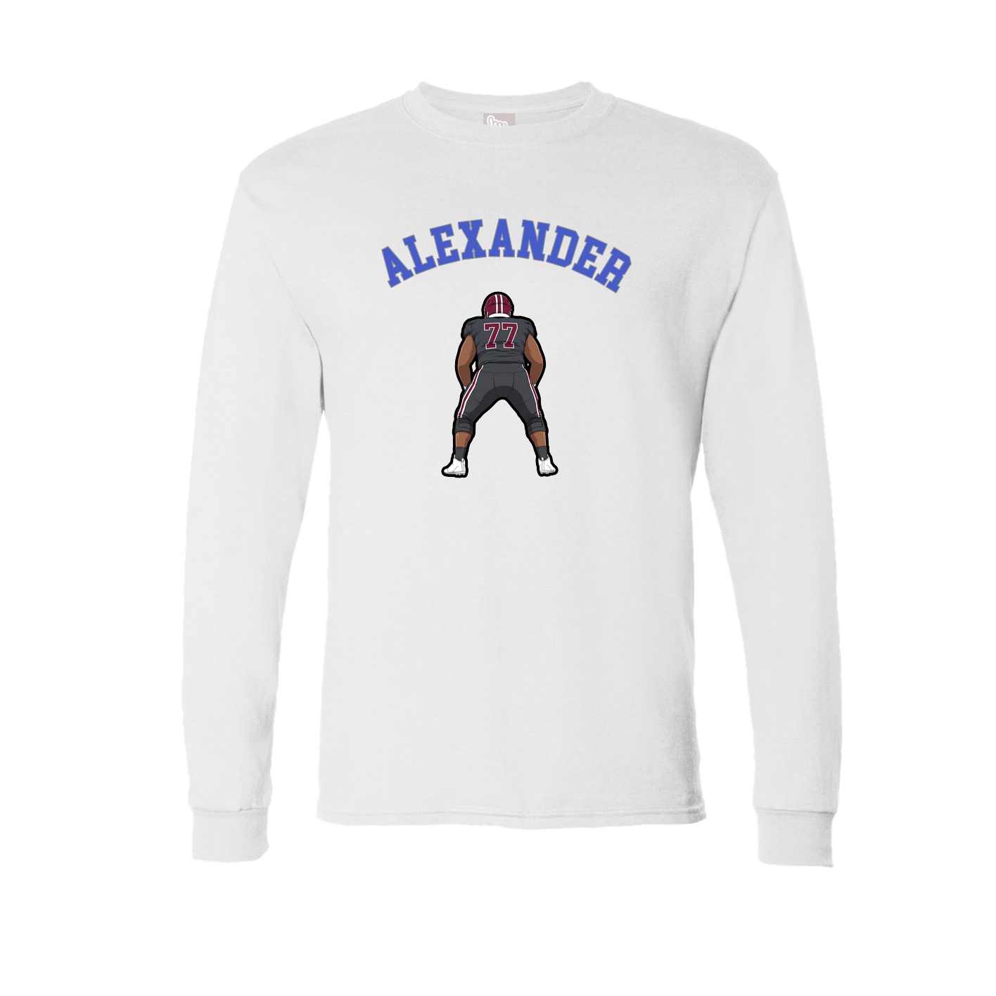 Long Sleeve Tee — Shirsey Arch in White