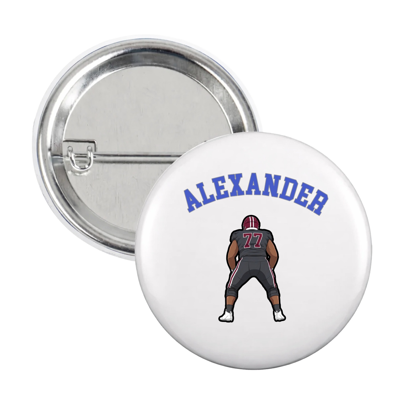 Game Day Button — Shirsey Arch in White