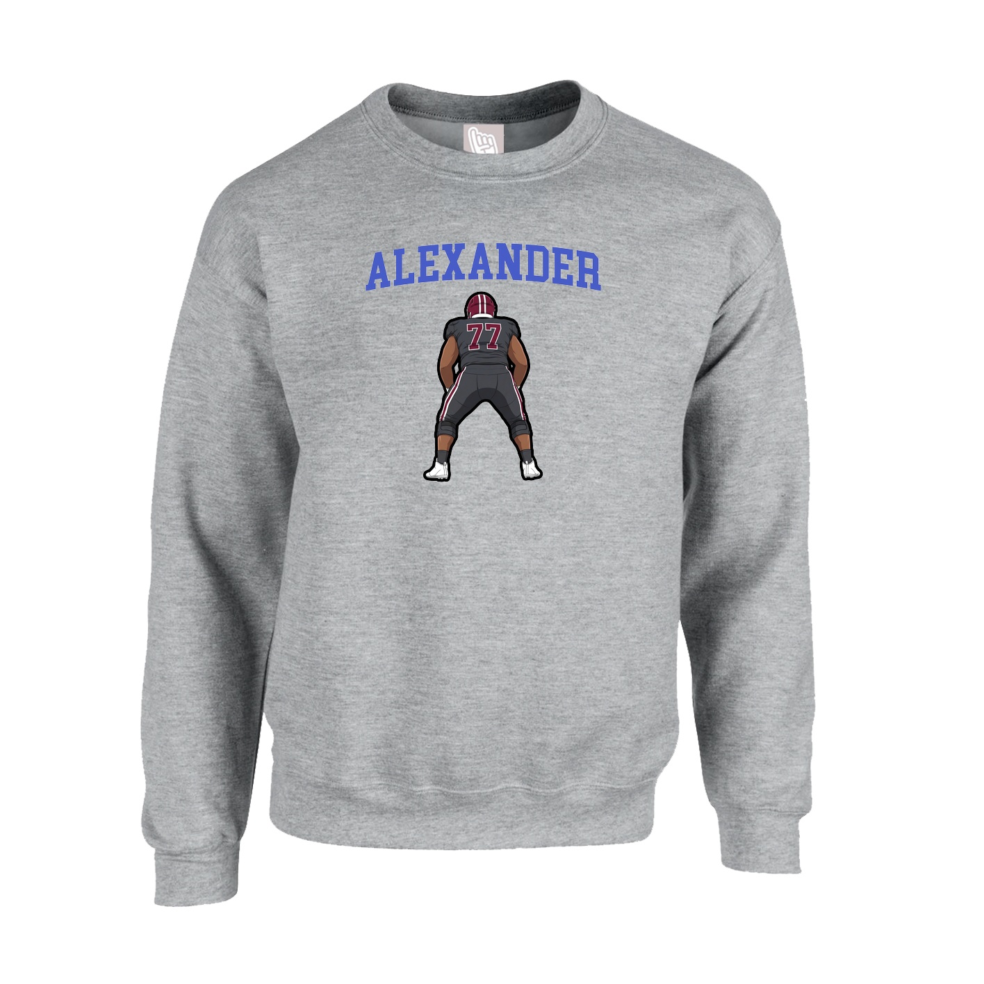 Fleece Crew — Shirsey in Grey