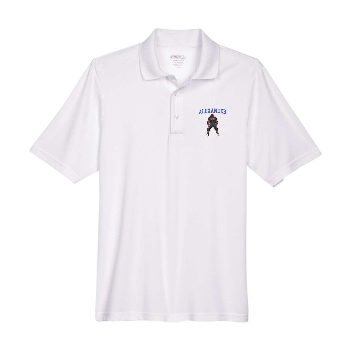 Performance Polo — Shirsey in White