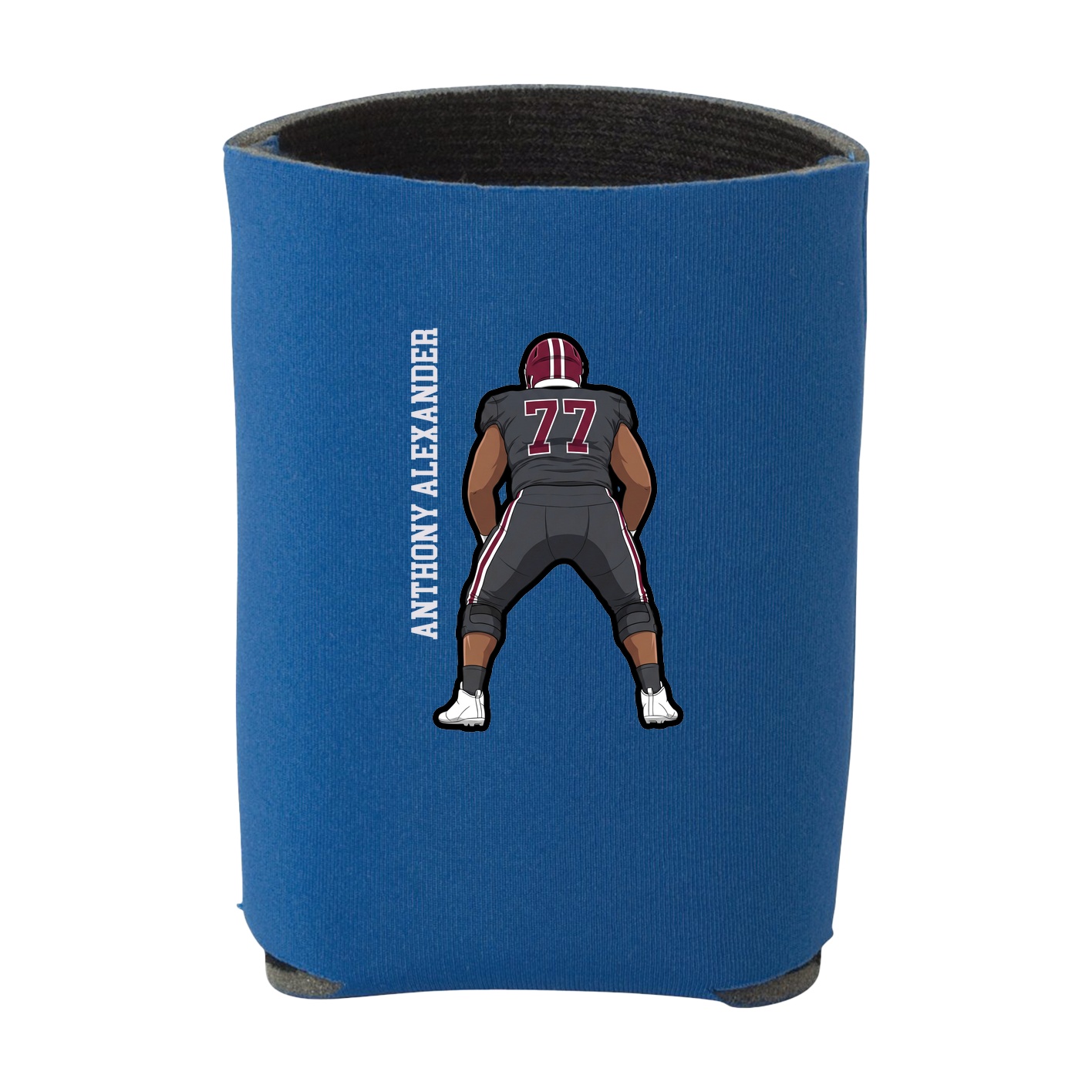 Can Holder — Name Vertical in Royal