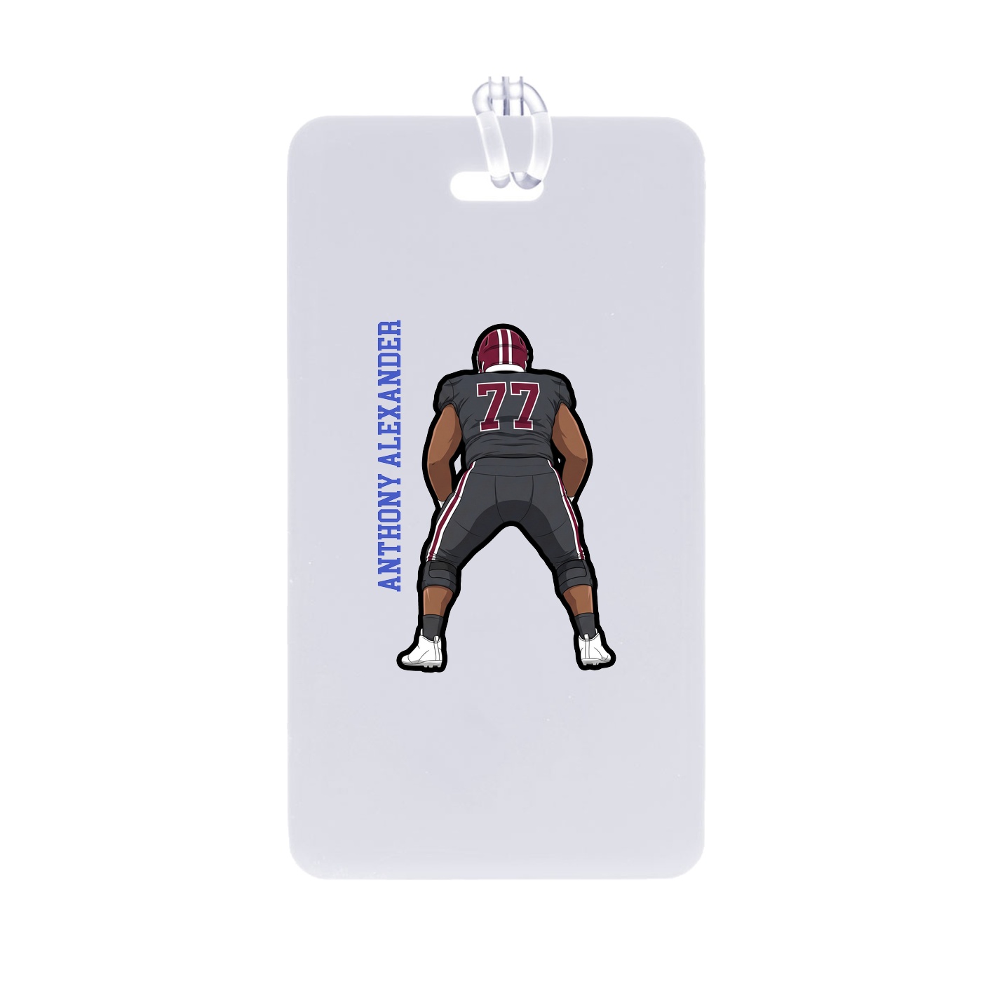 Bag Tag — Name Vertical in Classic