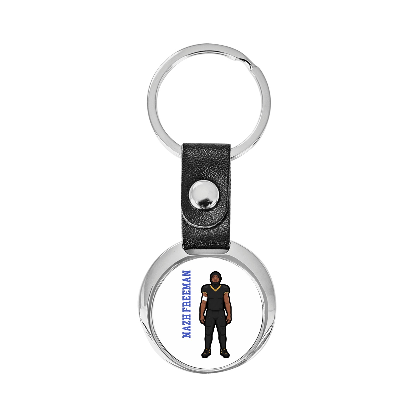 Key Chain — Name Vertical in Classic