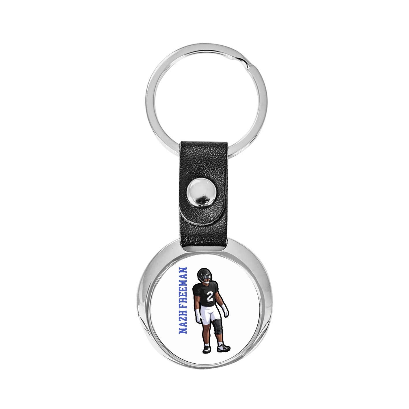 Key Chain — Name Vertical in Classic